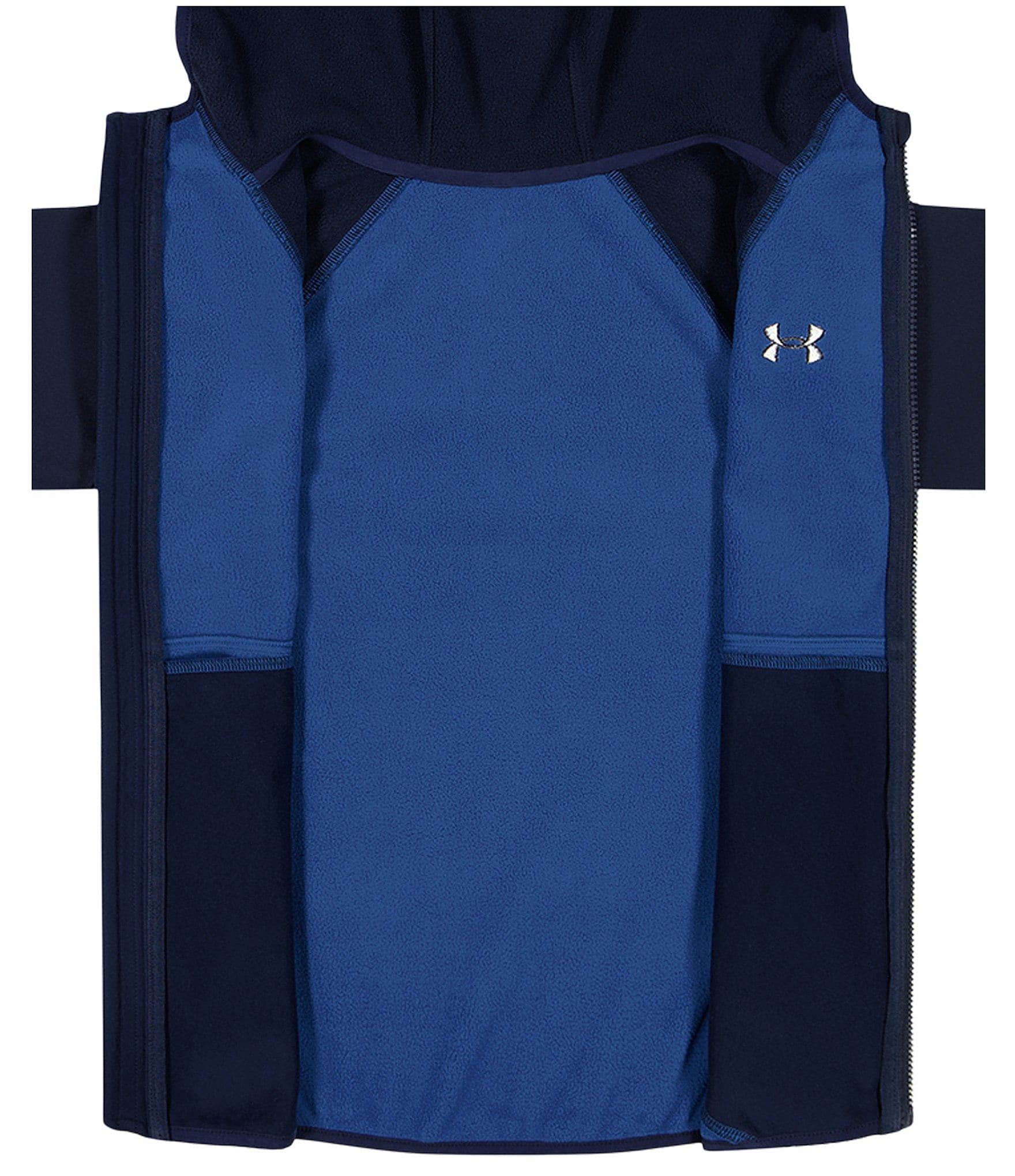 Under Armour Big Boys 8-20 Long Sleeve Sim Softshell Microfleece Inner Layer Jacket