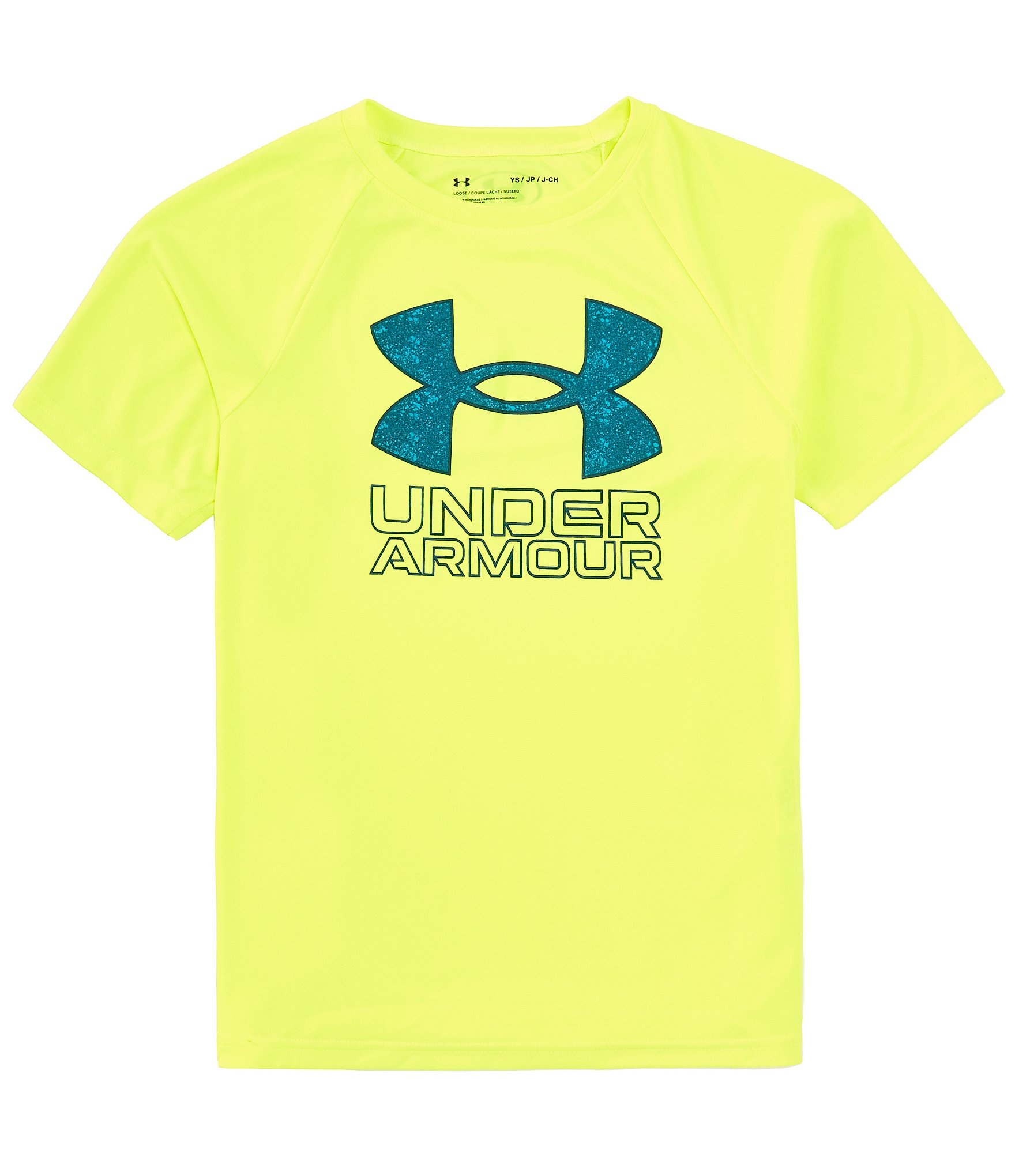 Under Armour Big Boys 8-20 Short Sleeve UA Tech™ Hybrid Print T-Shirt ...
