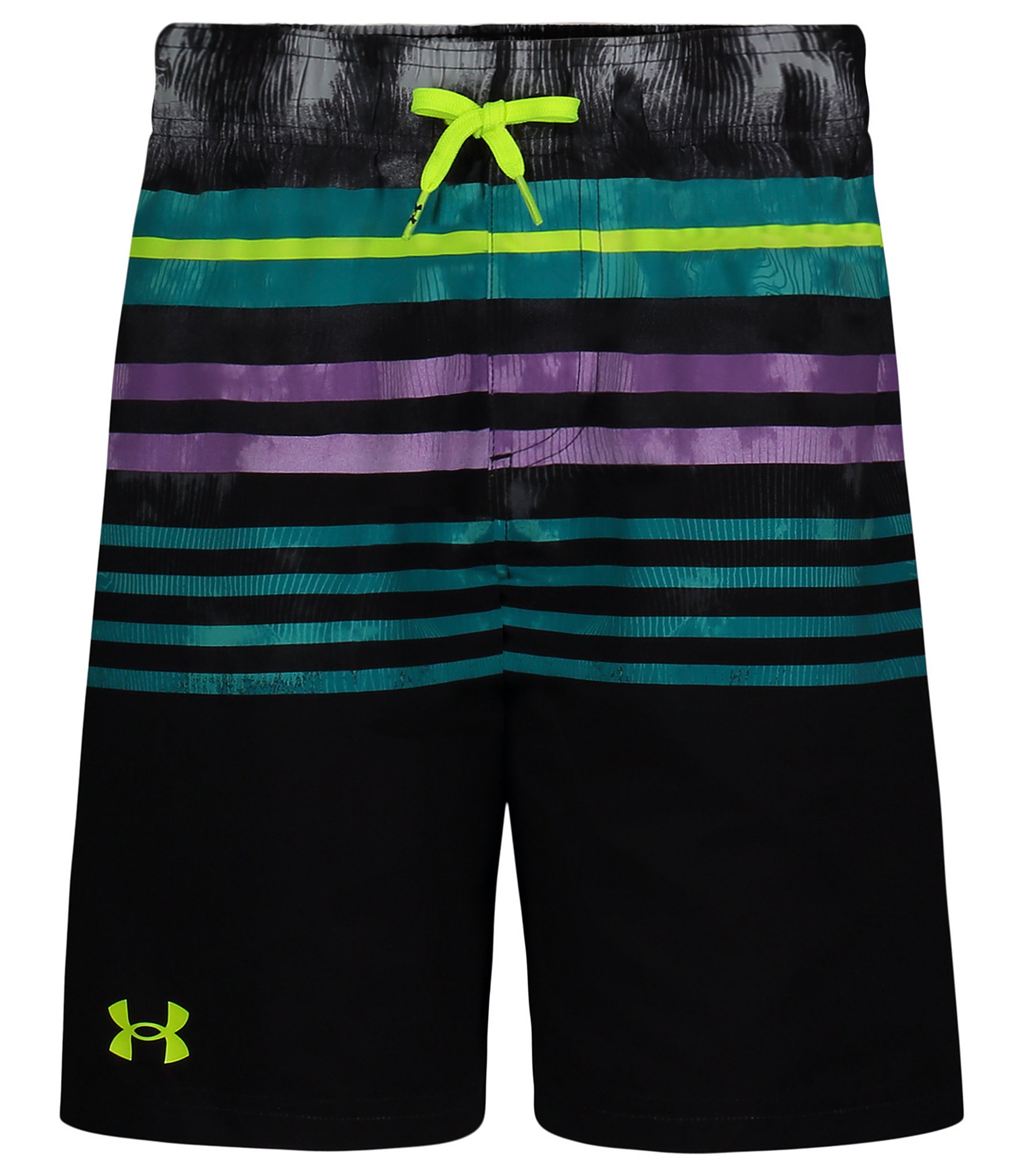 Under Armour Big Boys 8-20 Ripple Stripe Volley Swim Shorts