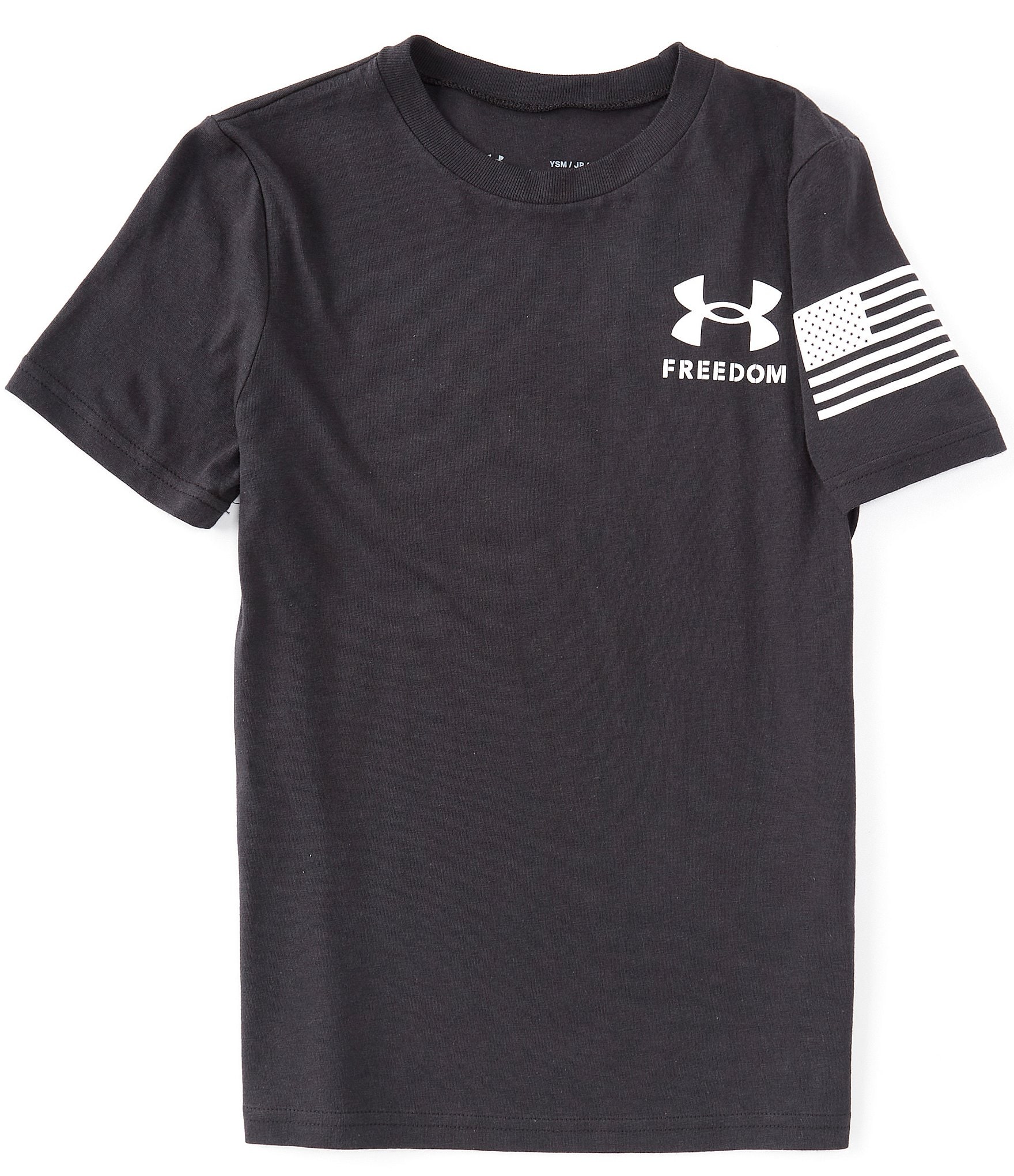 Under Armour Big Boys 8-20 Short Sleeve Freedom Flag T-Shirt