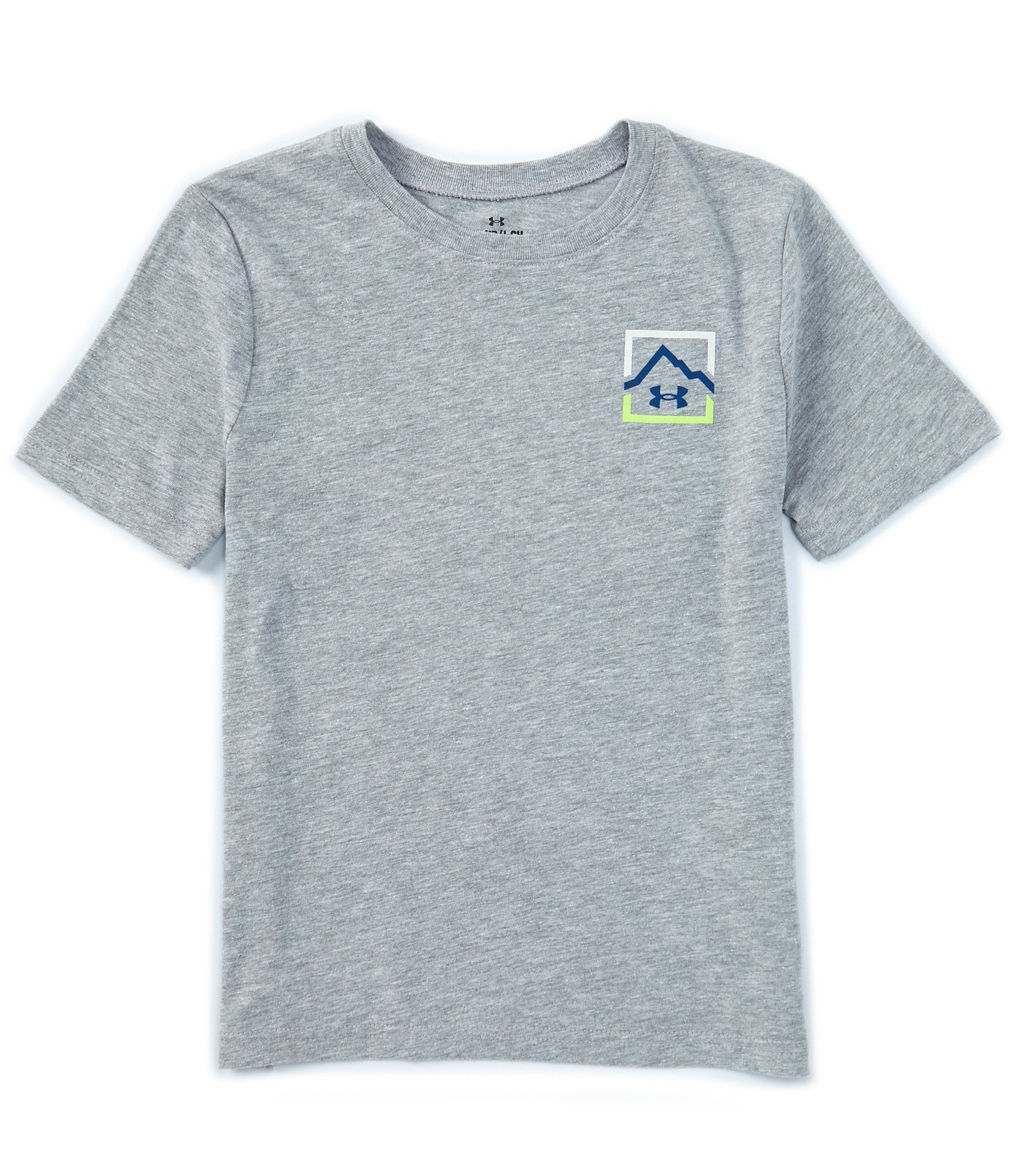 Under Armour Big Boys 8-20 Short Sleeve Outdoor Mountain Logo Grpahic T-Shirt