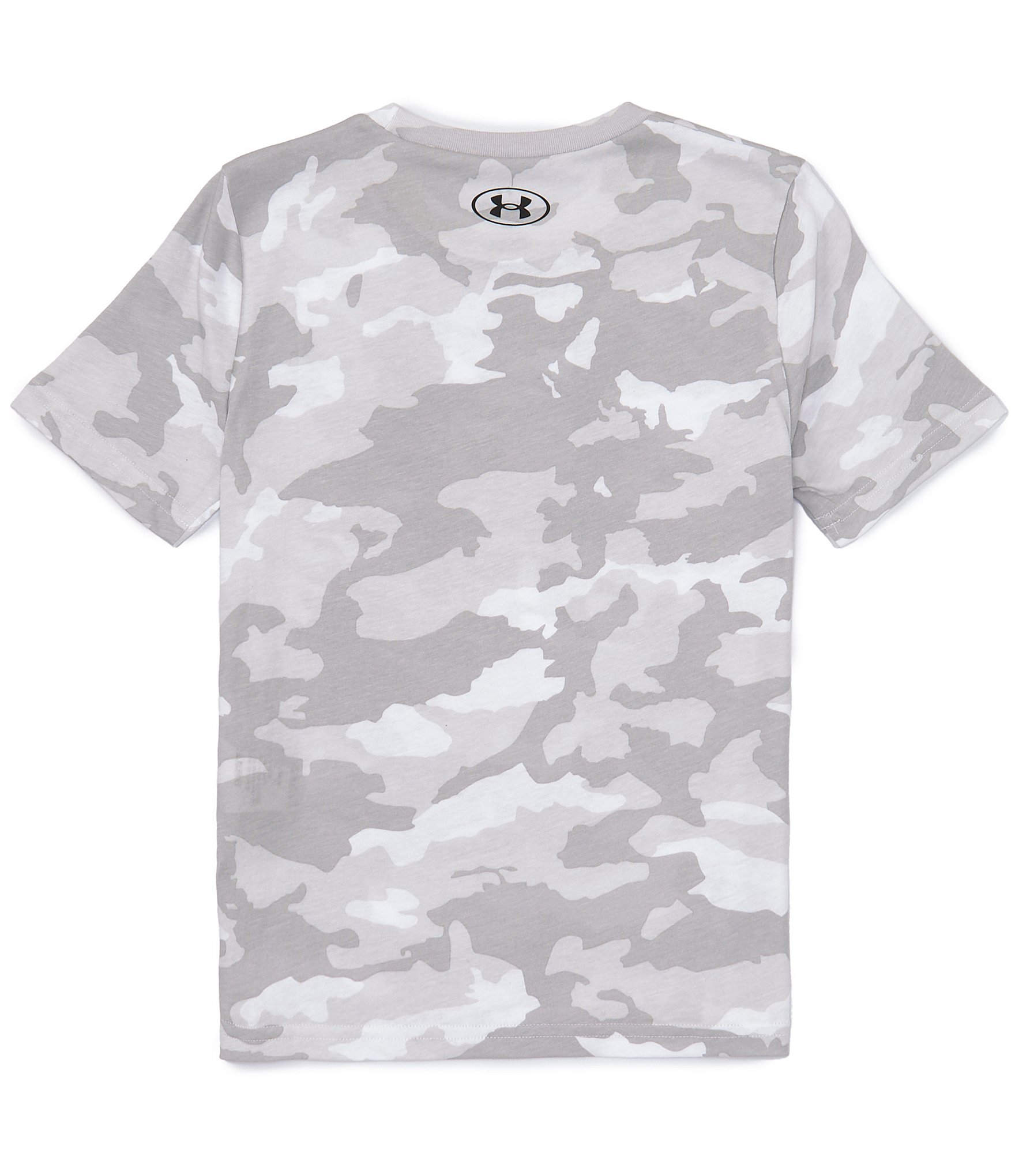 Under Armour Big Boys 8-20 Short Sleeve Sports Style Logo Camo Printed T-Shirt