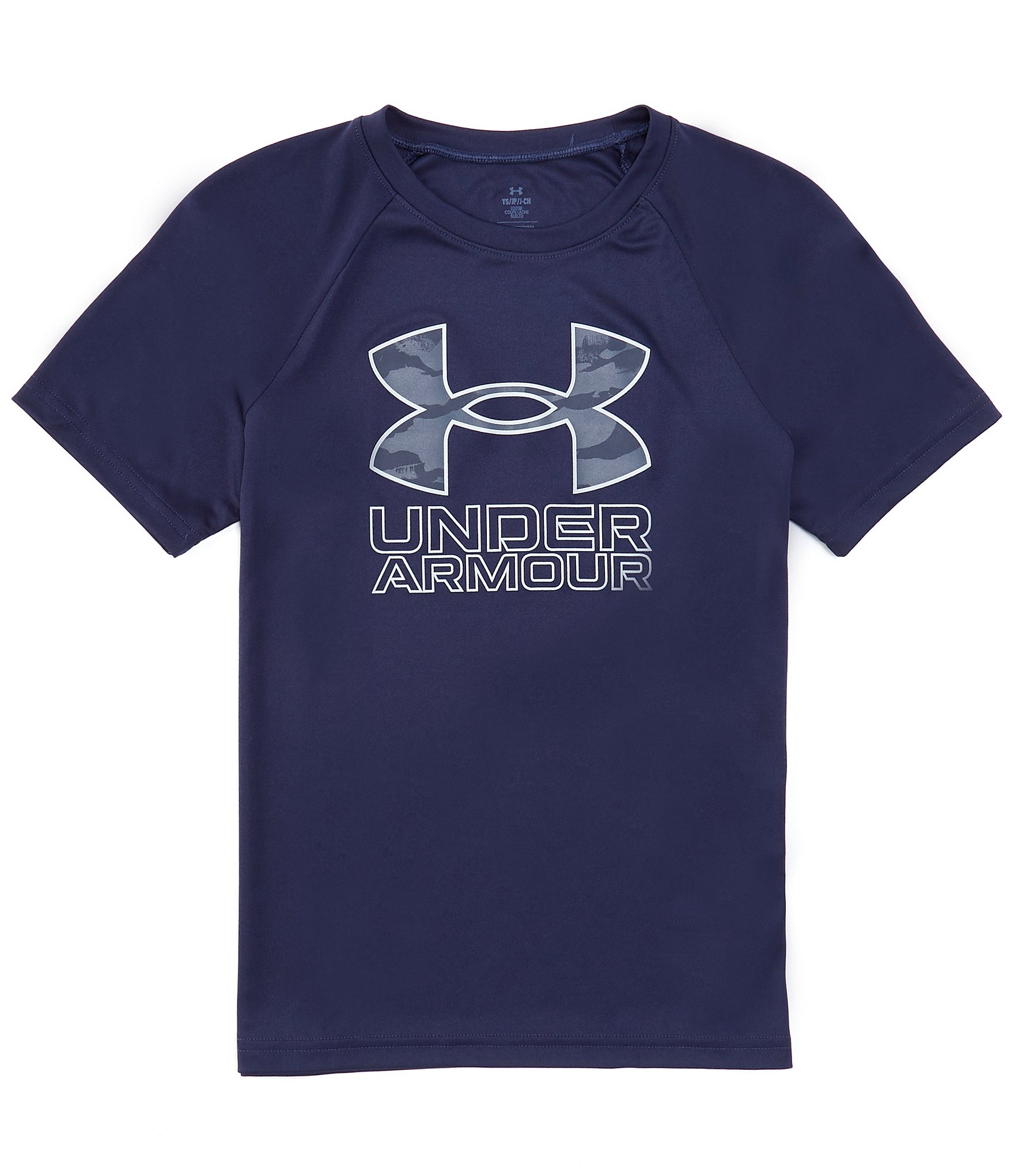 Under Armour Big Boys 8-20 Short Sleeve Tech Hybrid Graphic T-Shirt