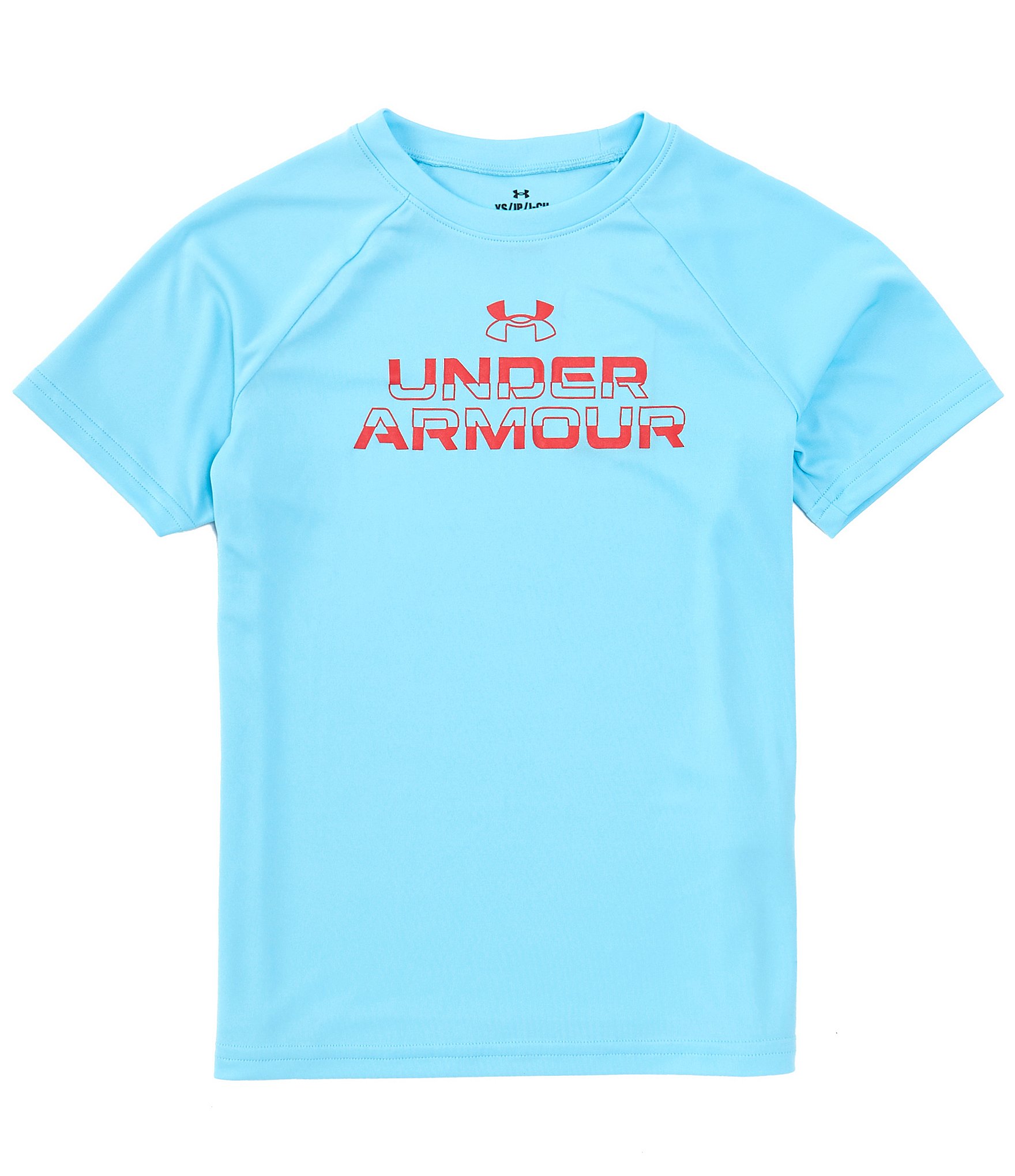 Boys' UA Tech™ Twist Short Sleeve - Gray by Under Armour – CoCo