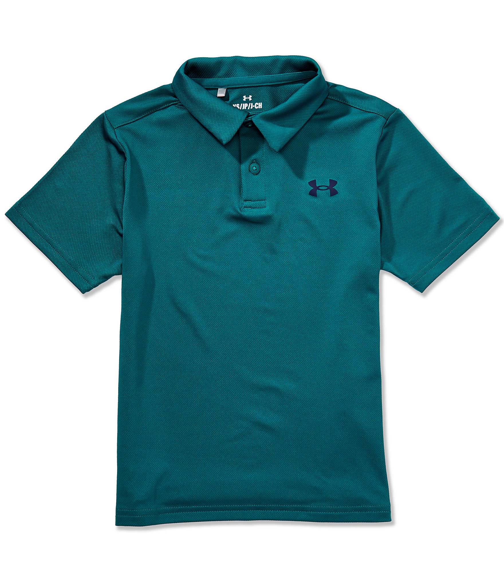 Under Armour Big Boys Short-Sleeve Solid Golf Polo