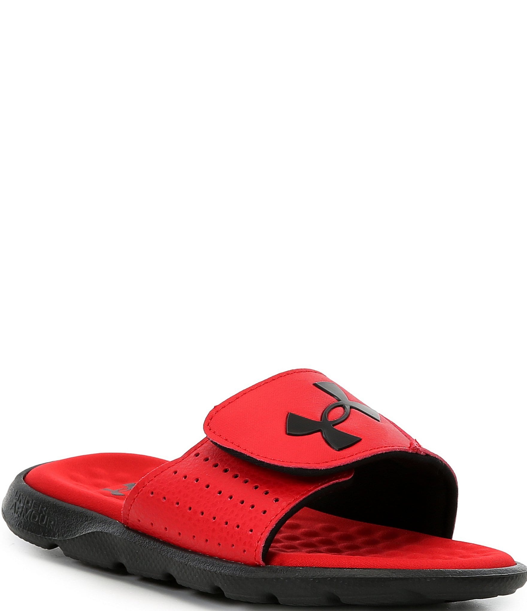 Boys Ignite Pro Slides Red 5 Under Armour