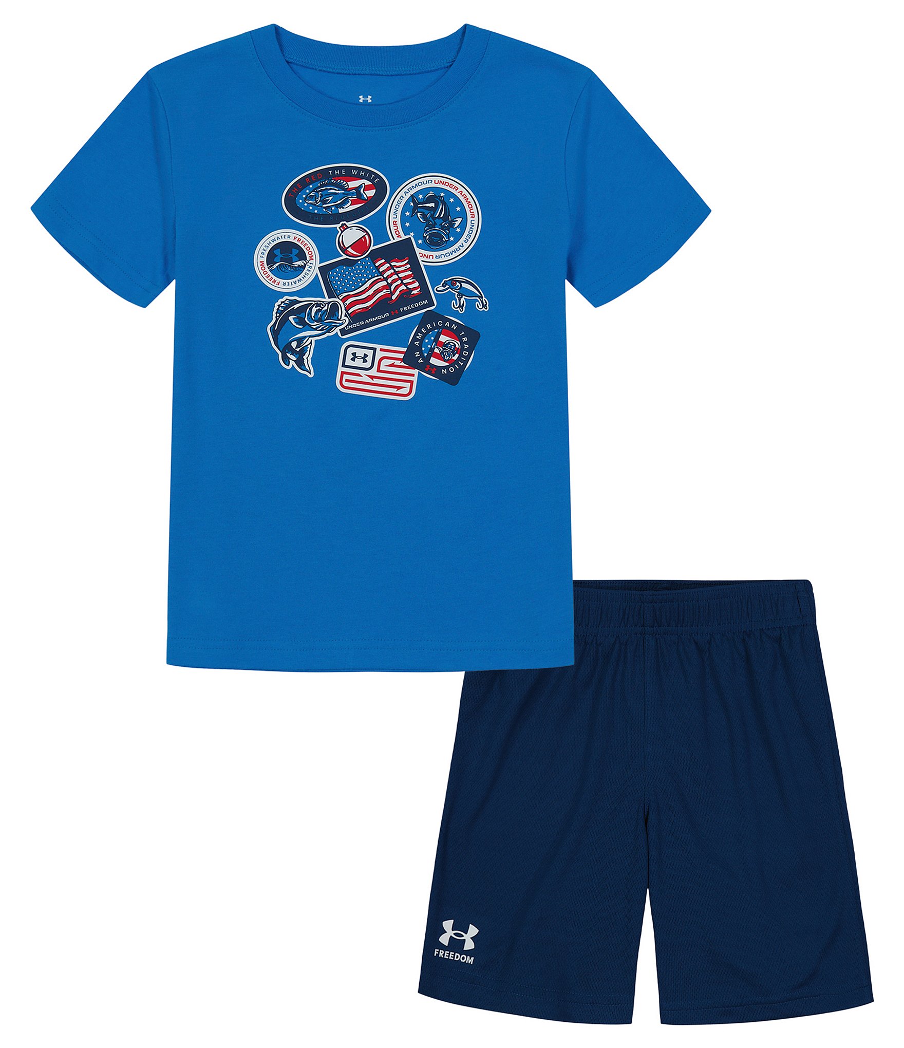 Under Armour Get Your Fish On Short-Sleeve T-Shirt and Shorts Set for  Toddlers or Girls