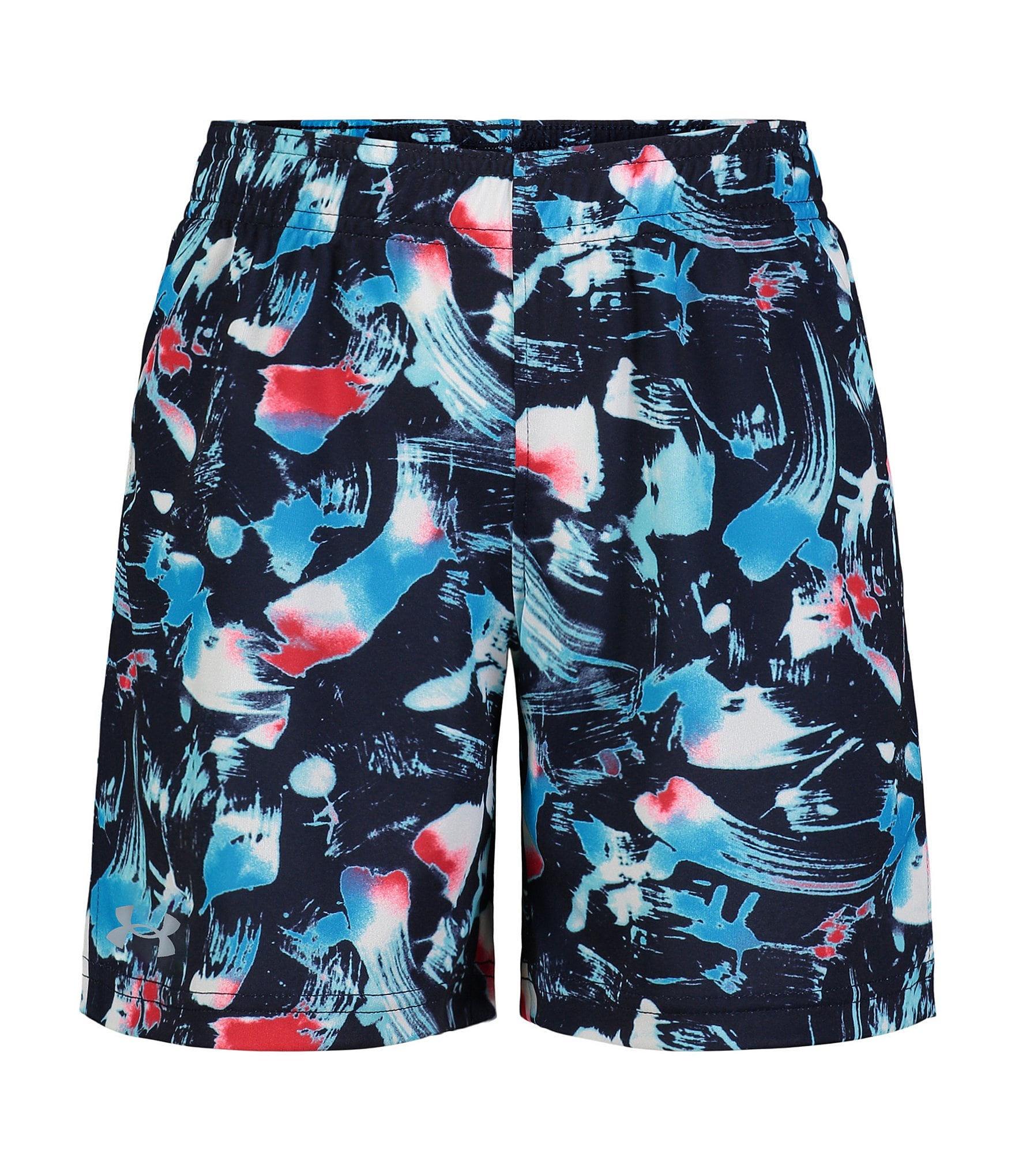 Under Armour Little Boys 2T-7 Printed Boost Brush Strokes Shorts - 7