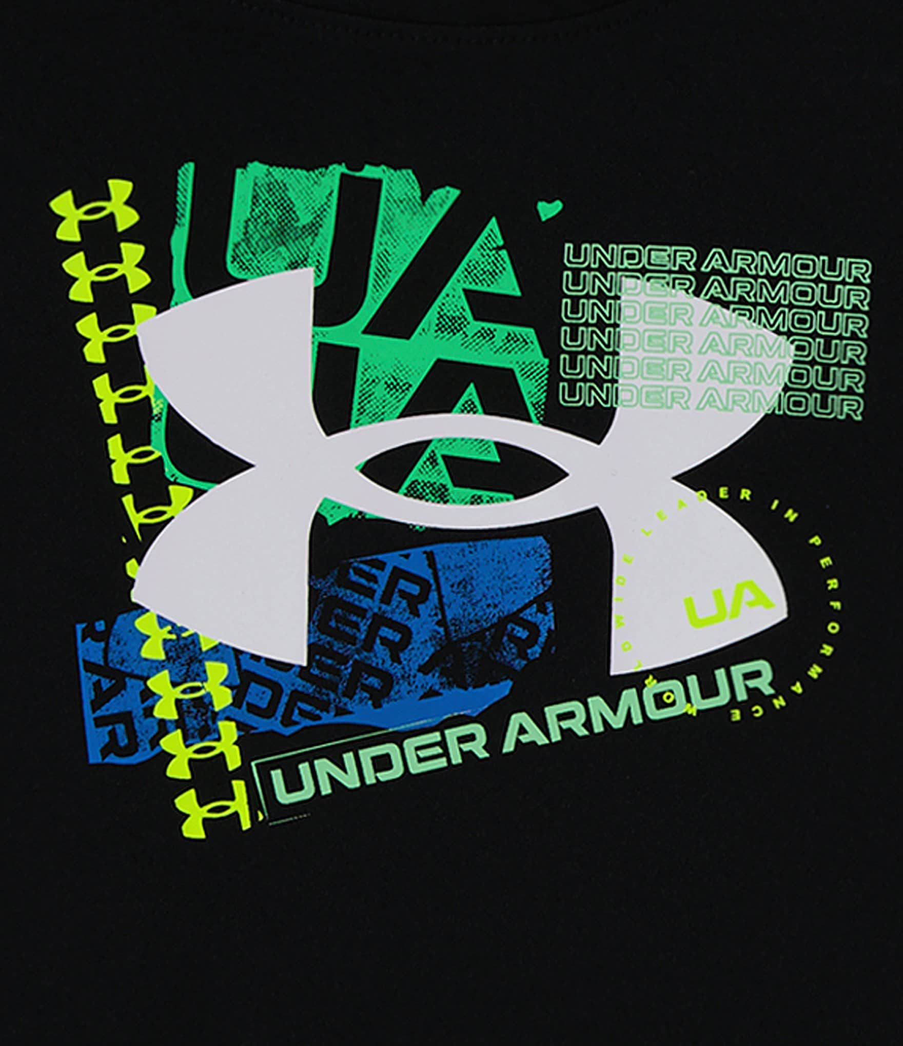 Under Armour Little Boys 2T-7 Short Sleeve Graphic Logo T-Shirt & Short Set