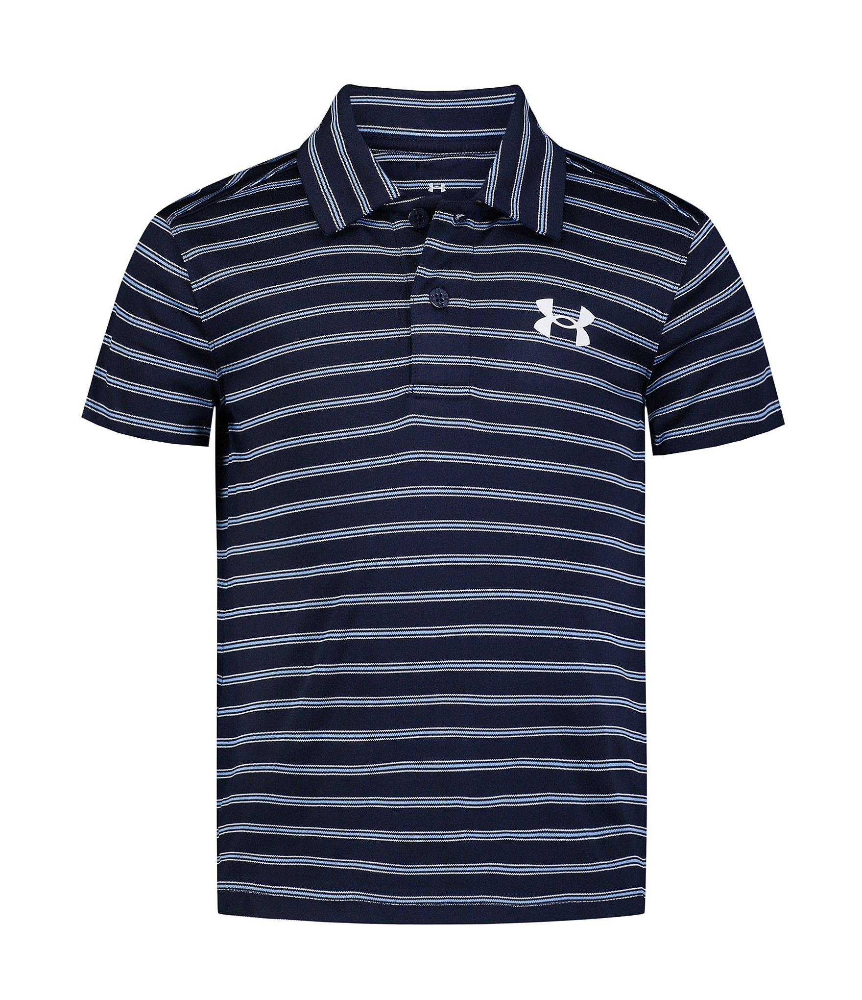 Under Armour Little Boys 2T-7 Short Sleeve UA Matchplay Stripe Polo Shirt