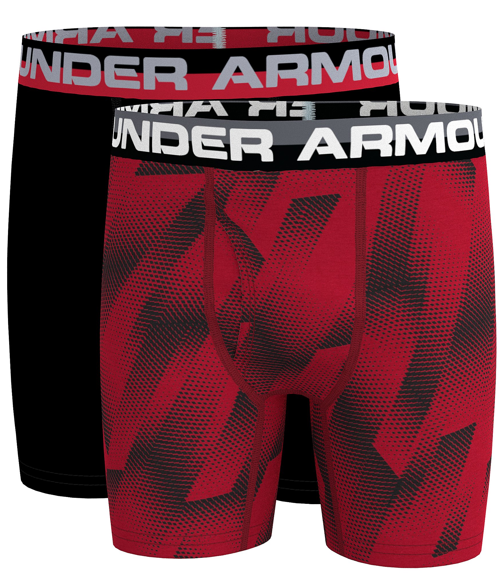 Under Armour Little/Big Boys 4-20 Patterned Boxer Briefs 2-Pack