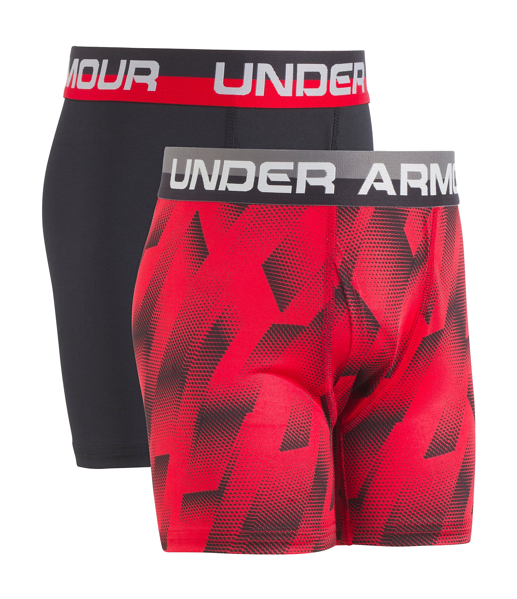 Under Armour Little/Big Boys 4-20 Patterned Boxer Briefs 2-Pack