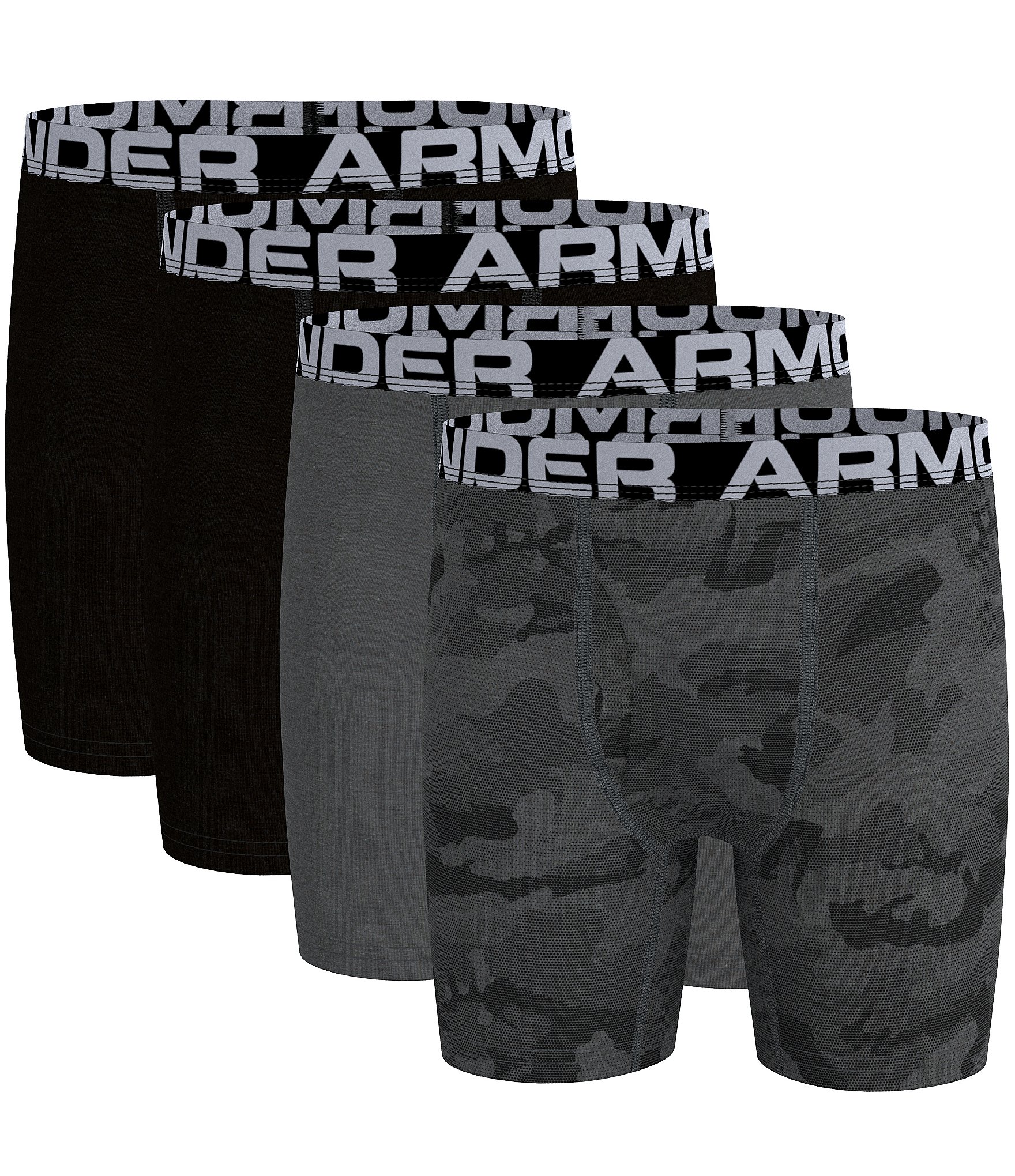 Under Armour Little/Big Boys 4-20 Boxer Briefs 4-Pack