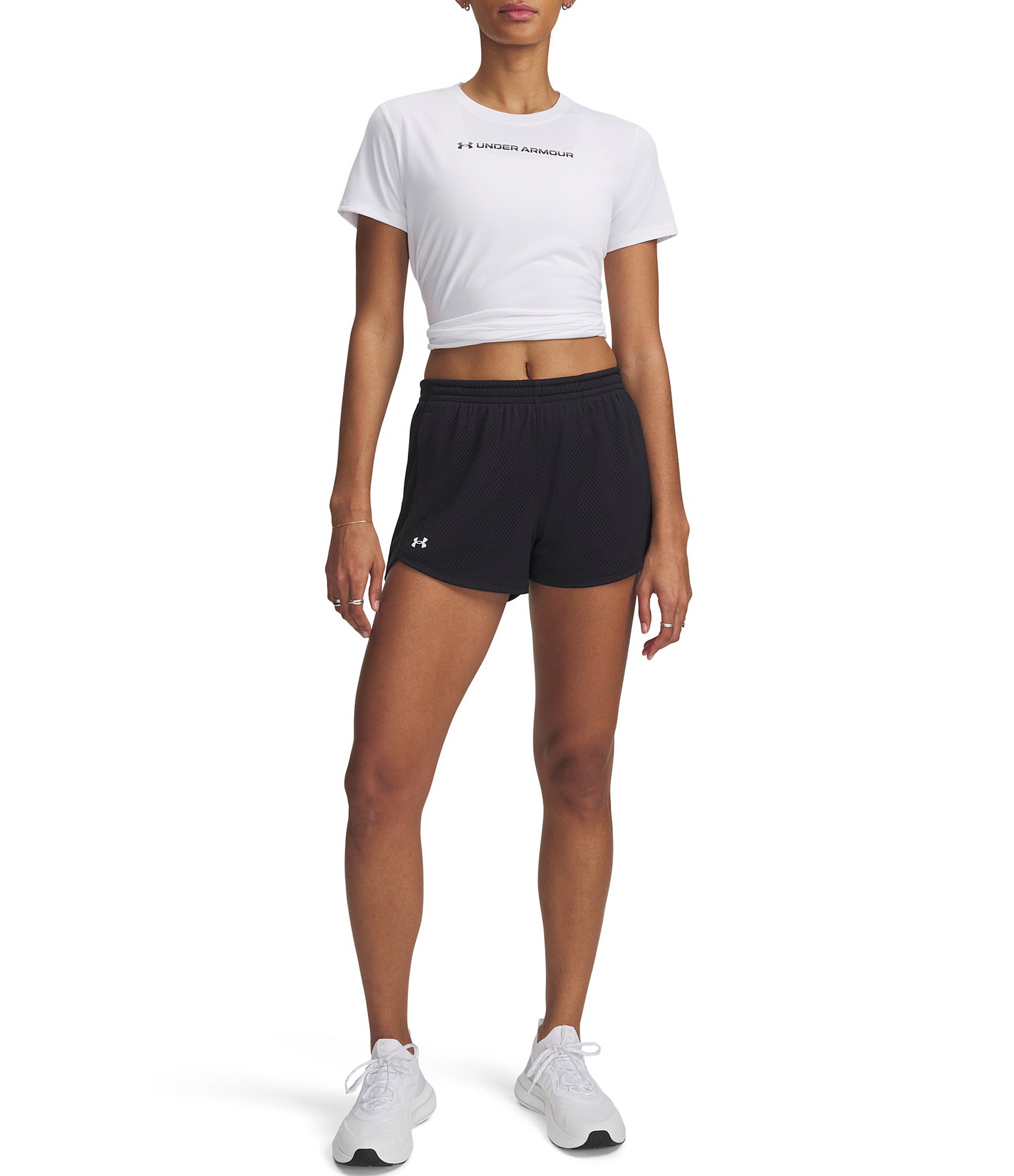 Under Armour Tech™ Play Up Mid Rise Mesh Shorts