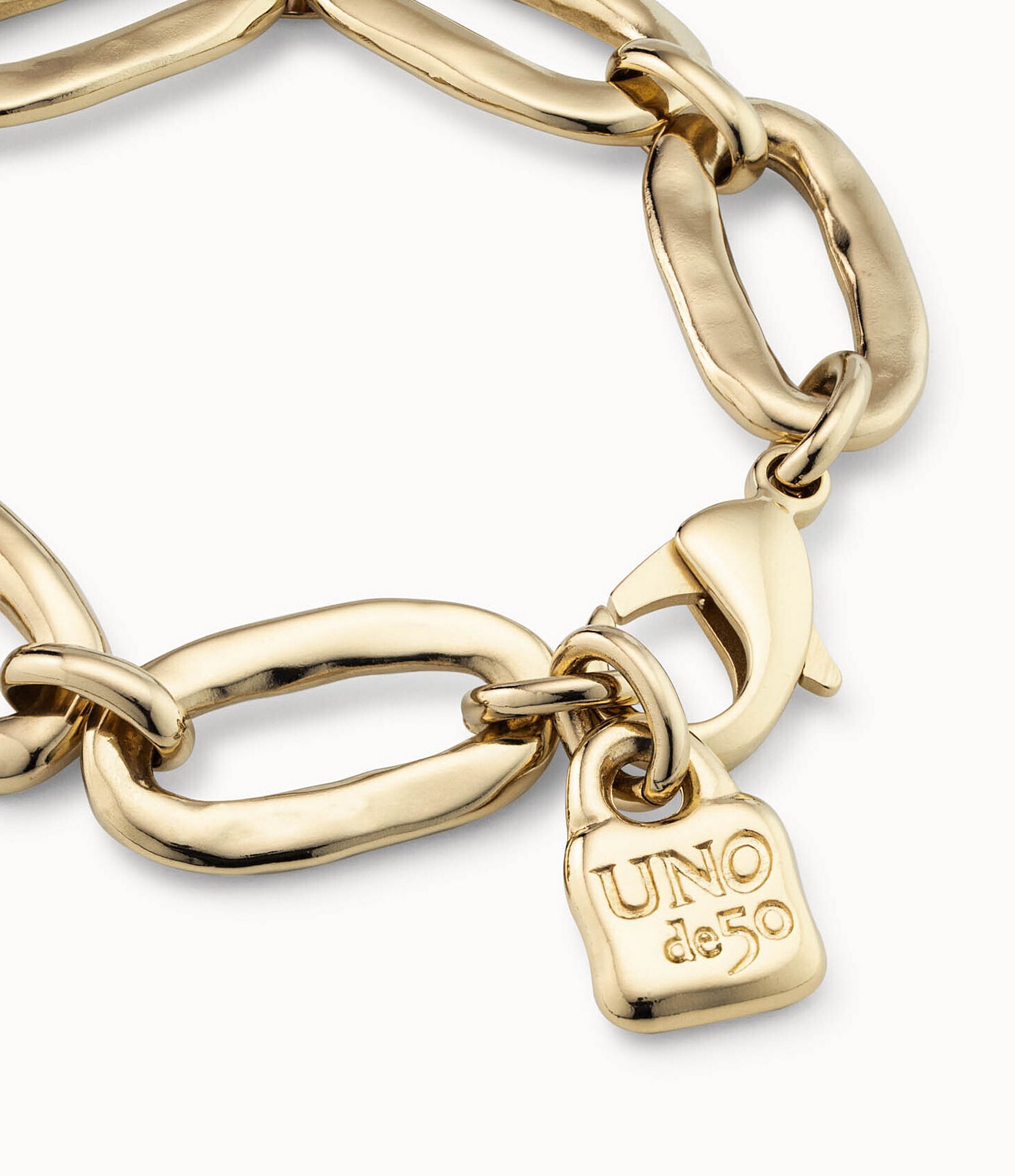 UNOde50 Awesome 18k Gold Line Bracelet