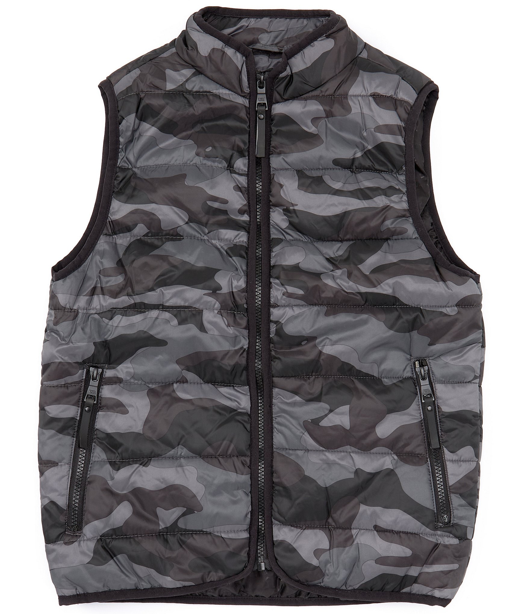 Urban Republic Big Boys 8-20 Sleeveless Camouflage Printed Puffer Vest ...