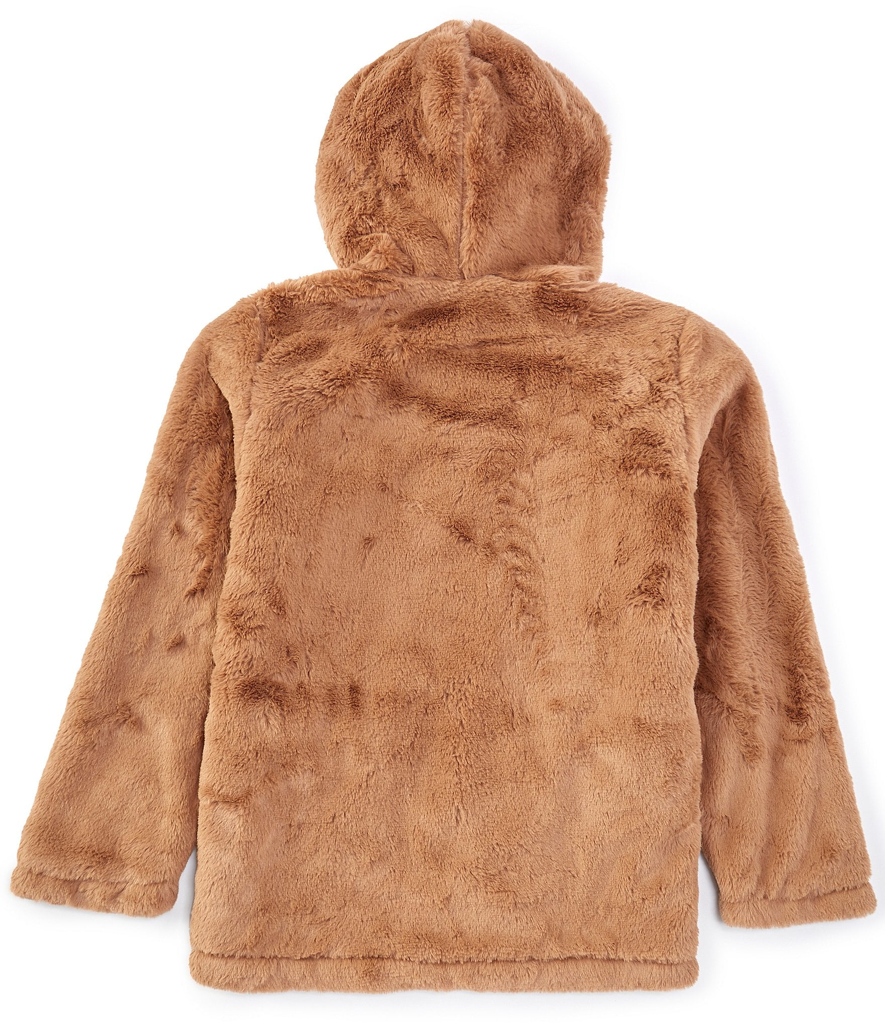 Urban Republic Big Girls 7-16 Long Sleeve Faux-Fur Hooded Jacket