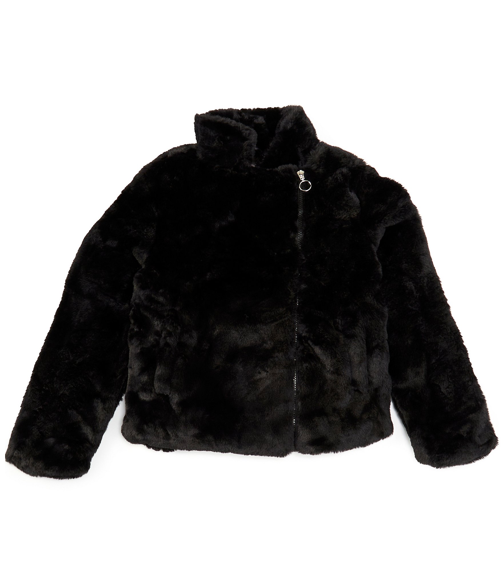 Urban Republic Big Girls 7 16 Long Sleeve Fur Coat 14 16