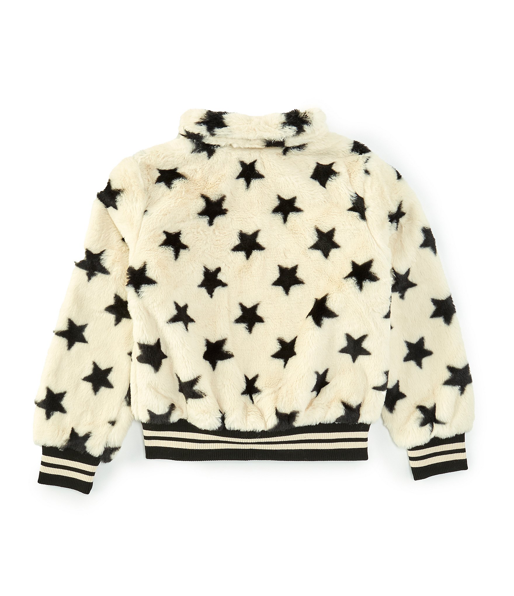 Urban Republic Little Girls 4-6X Long Sleeve Star-Printed Bomber Jacket