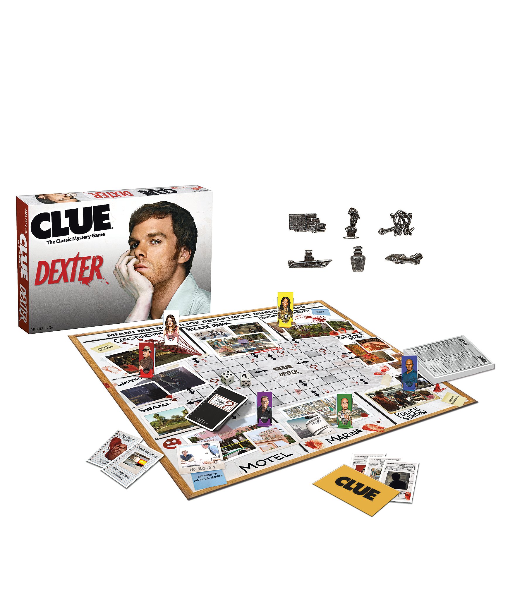 Usaopoly Dexter Clue® Board Game