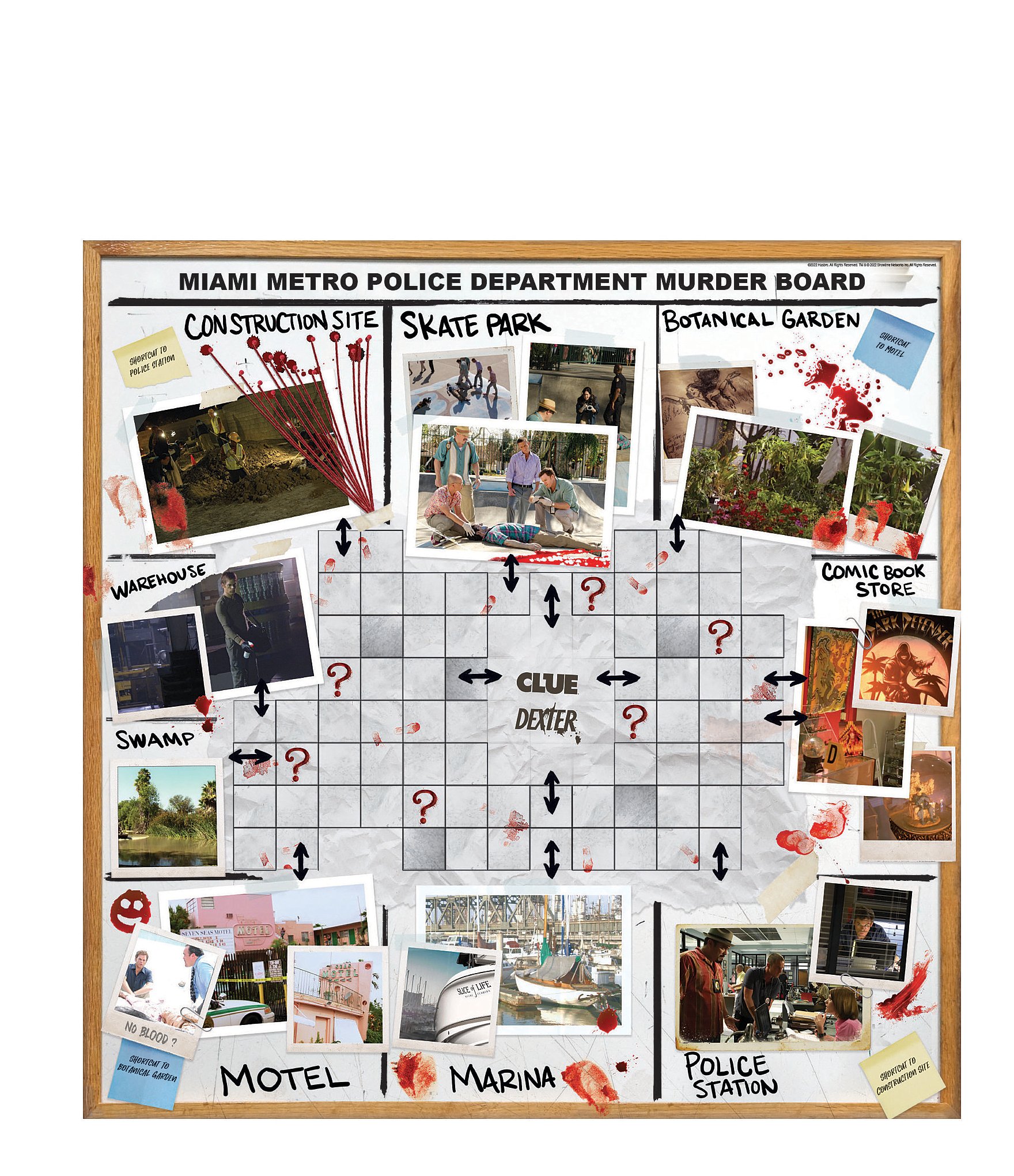 Usaopoly Dexter Clue® Board Game