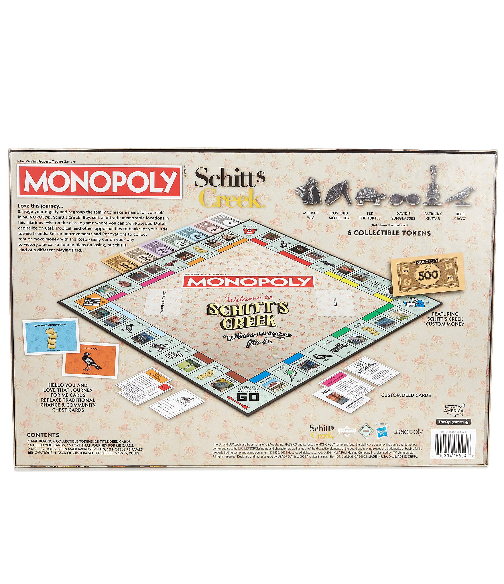 Usaopoly MONOPOLY®: Schitt's Creek Boardgame