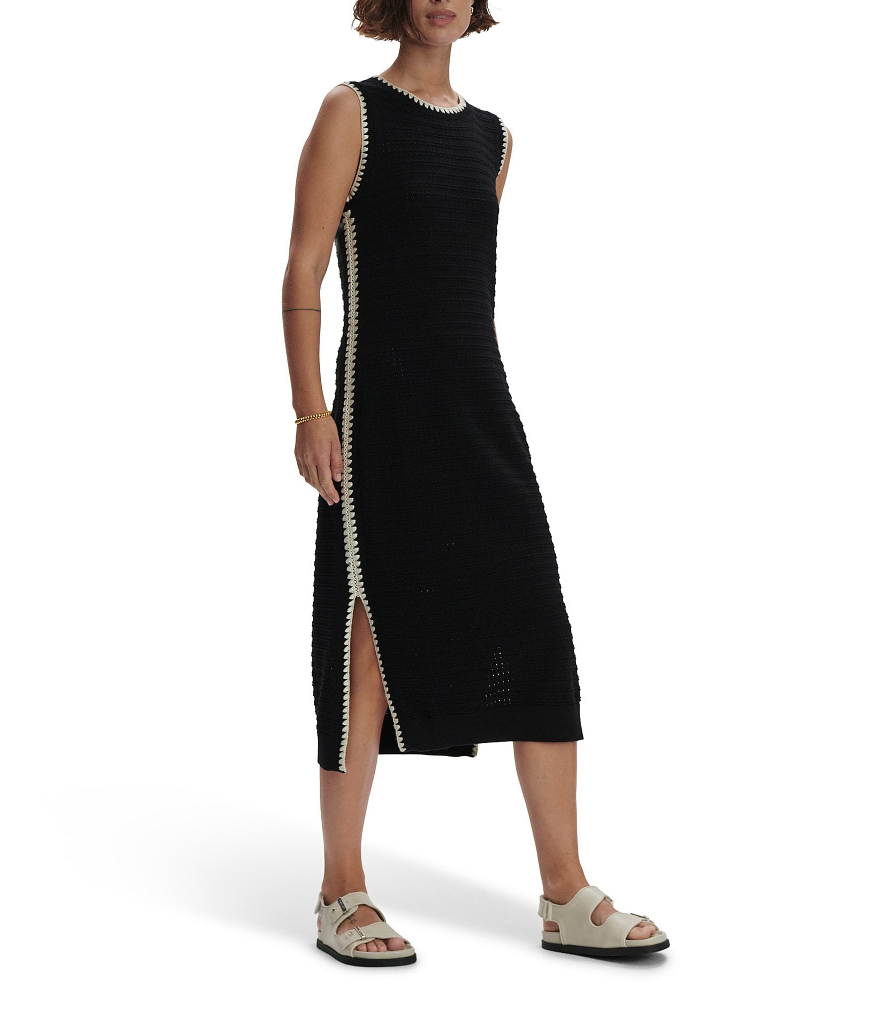 Varley Dwight Tank Knit Midi Dress