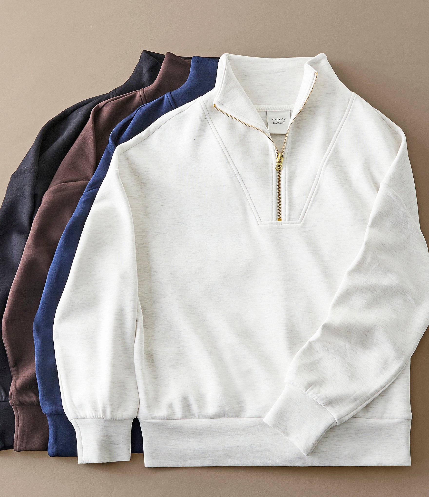 Varley Hawley Coordinating Half Zip Sweatshirt