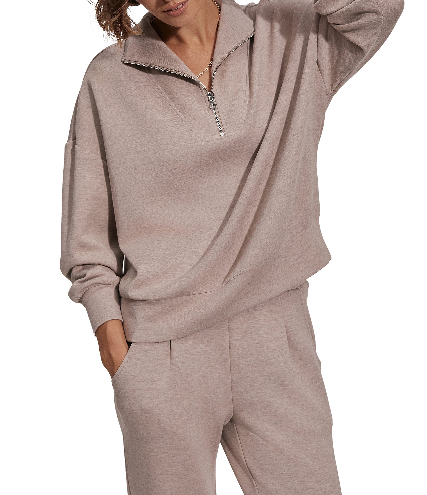 Varley Hawley Coordinating Half Zip Sweatshirt