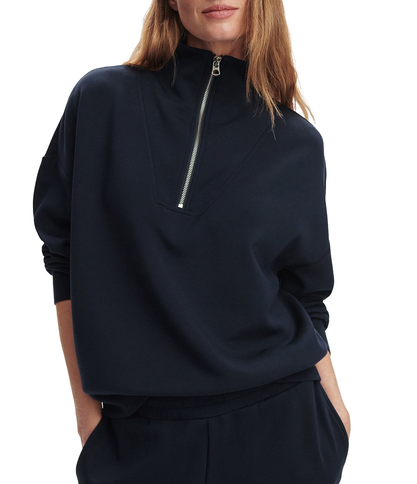 Varley Hawley Coordinating Half Zip Sweatshirt