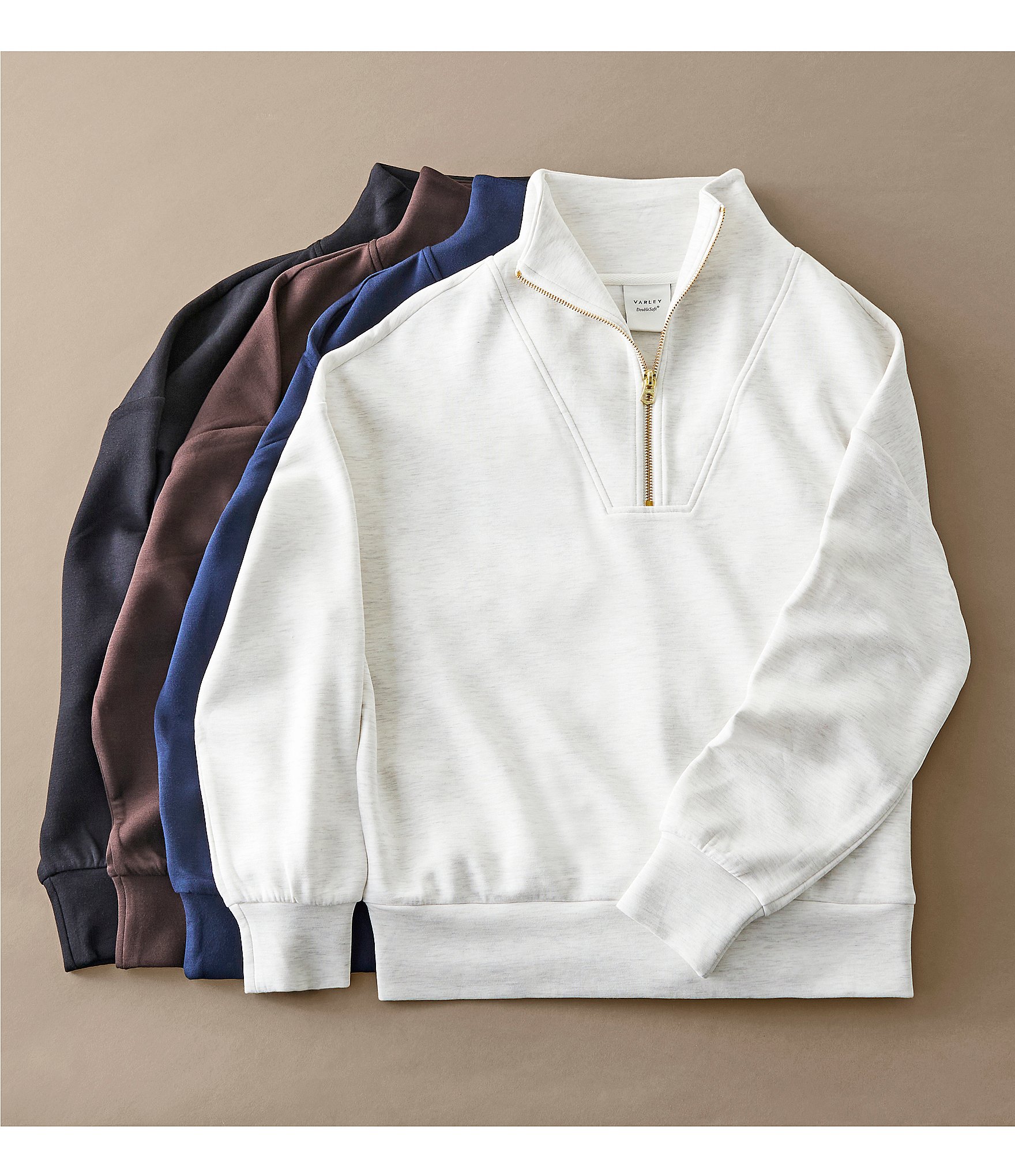 Varley Hawley Coordinating Half Zip Sweatshirt