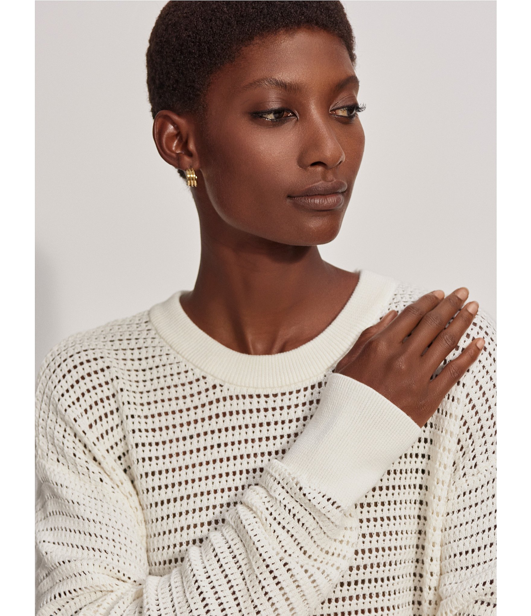 Varley Kershaw Crew Neck Long Sleeve Sweater