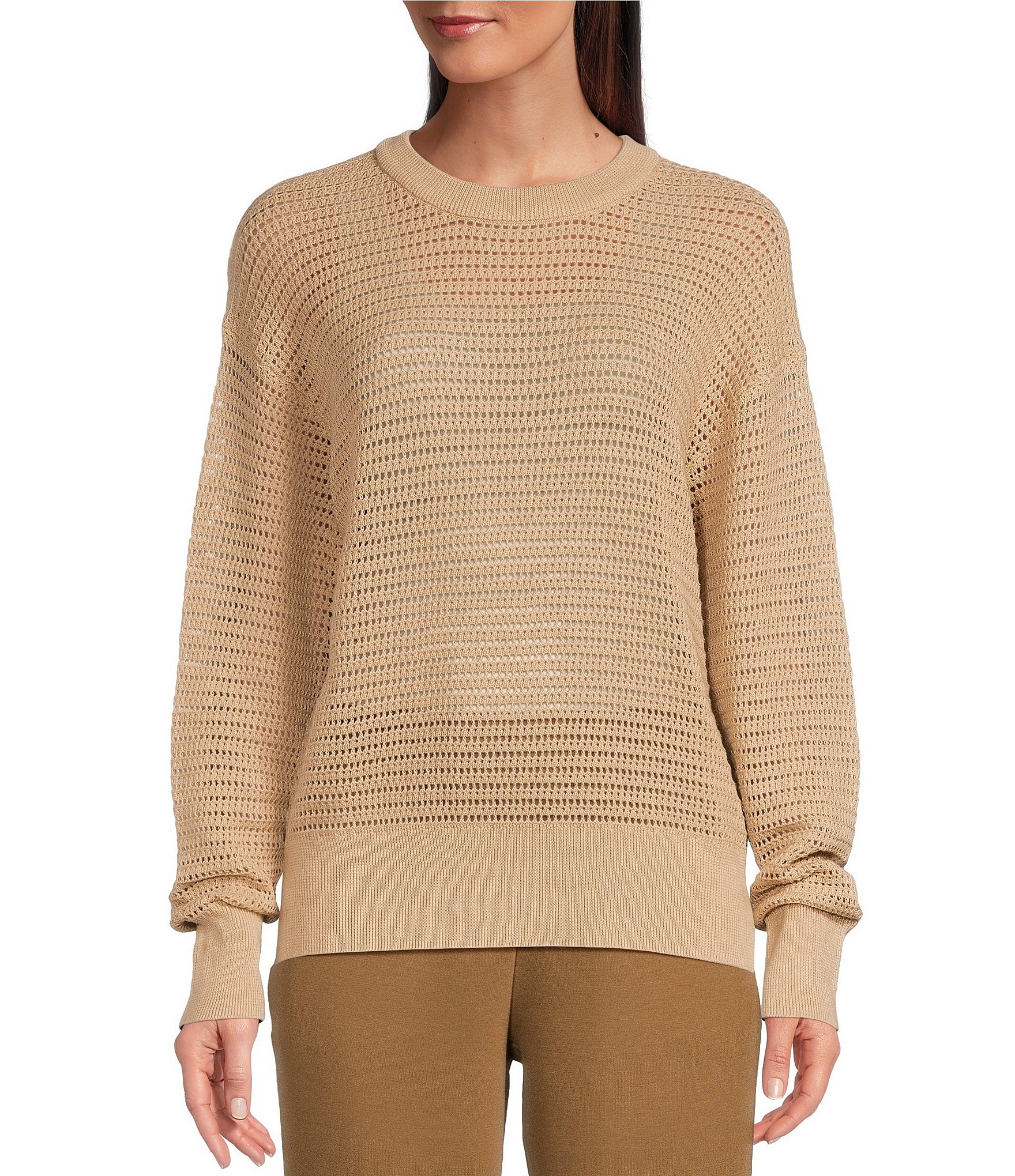 Varley Kershaw Crew Neck Long Sleeve Sweater