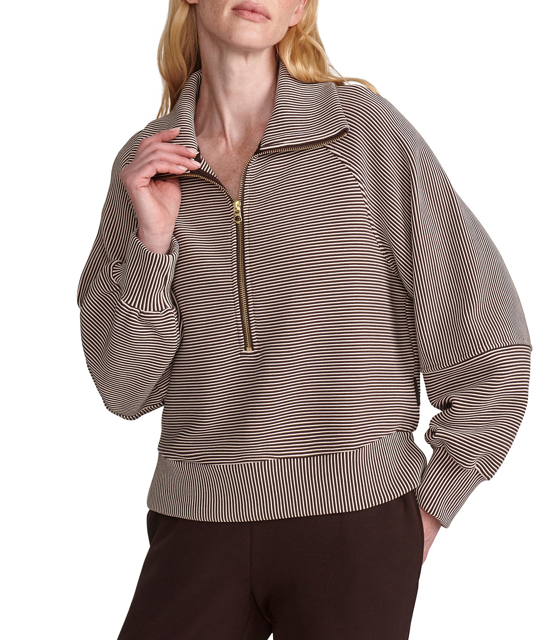 Varley Milano Half Zip 2.0 Zip Neck Long Sleeve Sweatshirt