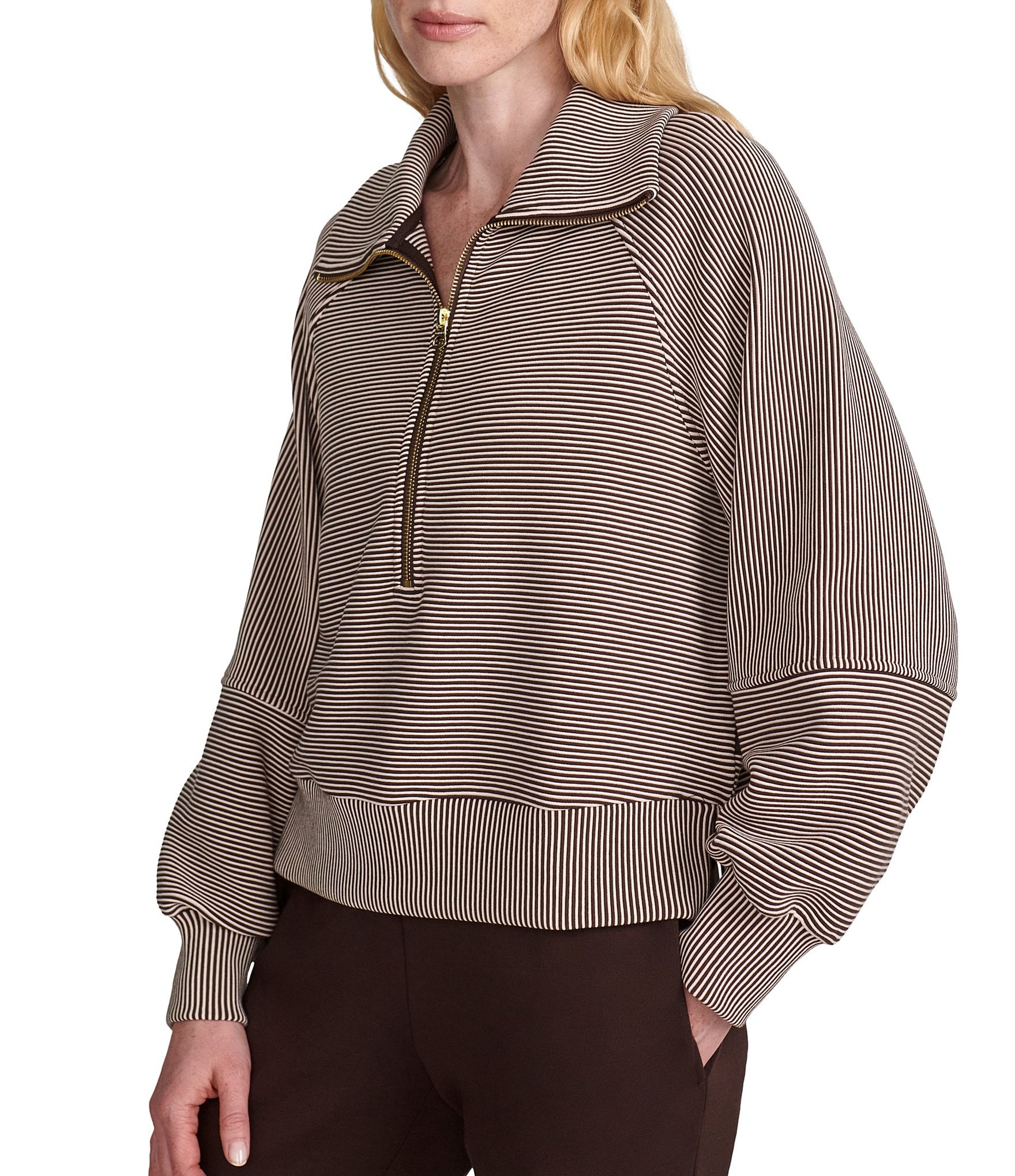 Varley Milano Half Zip 2.0 Zip Neck Long Sleeve Sweatshirt