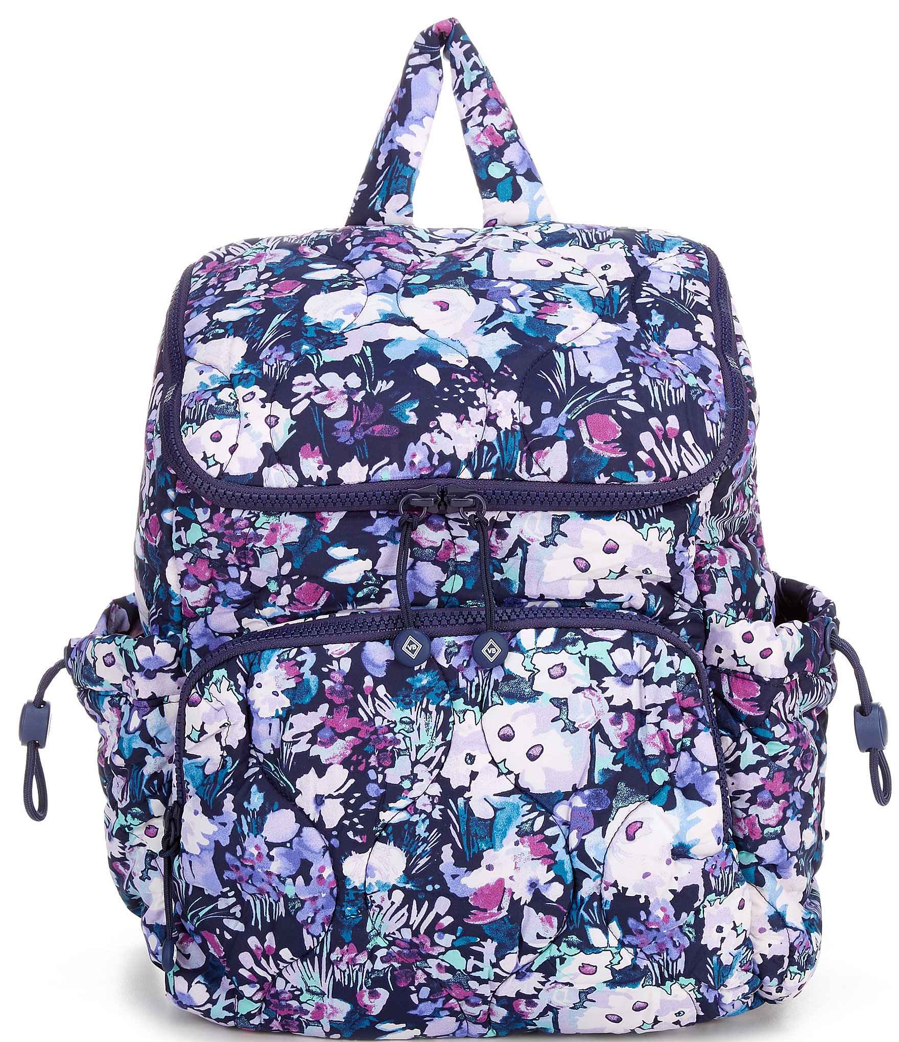 Vera Bradley Artist's Garden Purple Featherweight Backpack