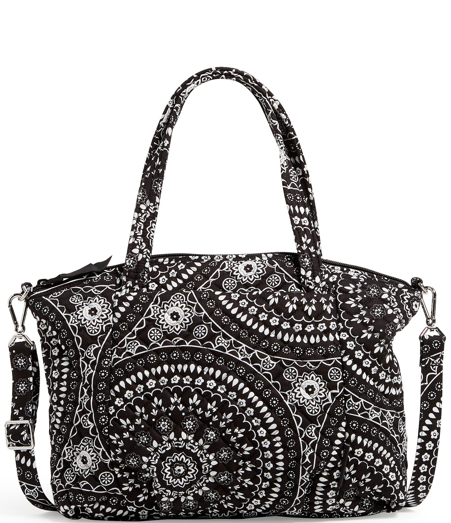Vera Bradley Bandana Print Pleated Multi-Strap Satchel Bag | Dillard's