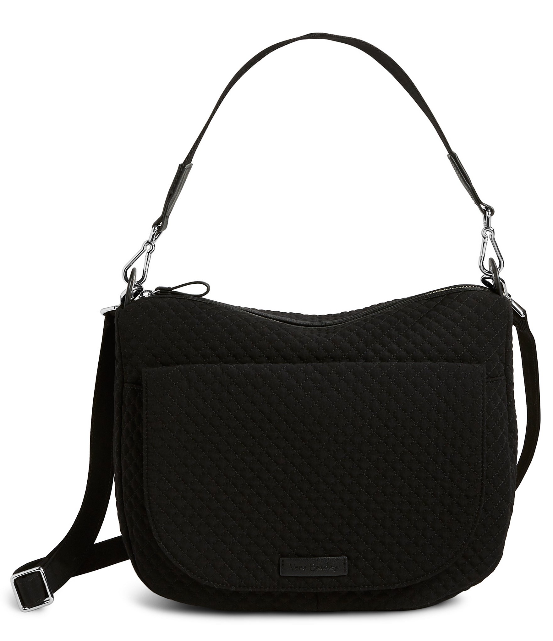 Vera Bradley Women's Peformance Twill Medium Hipster Crossbody Purse, Black,  One Size: Handbags: Amazon.com