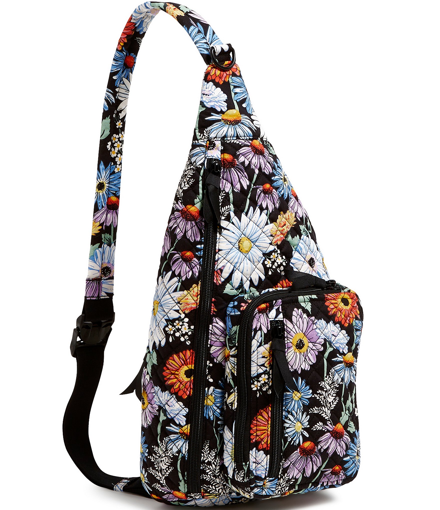 Vera Bradley Daisies Sling Backpack