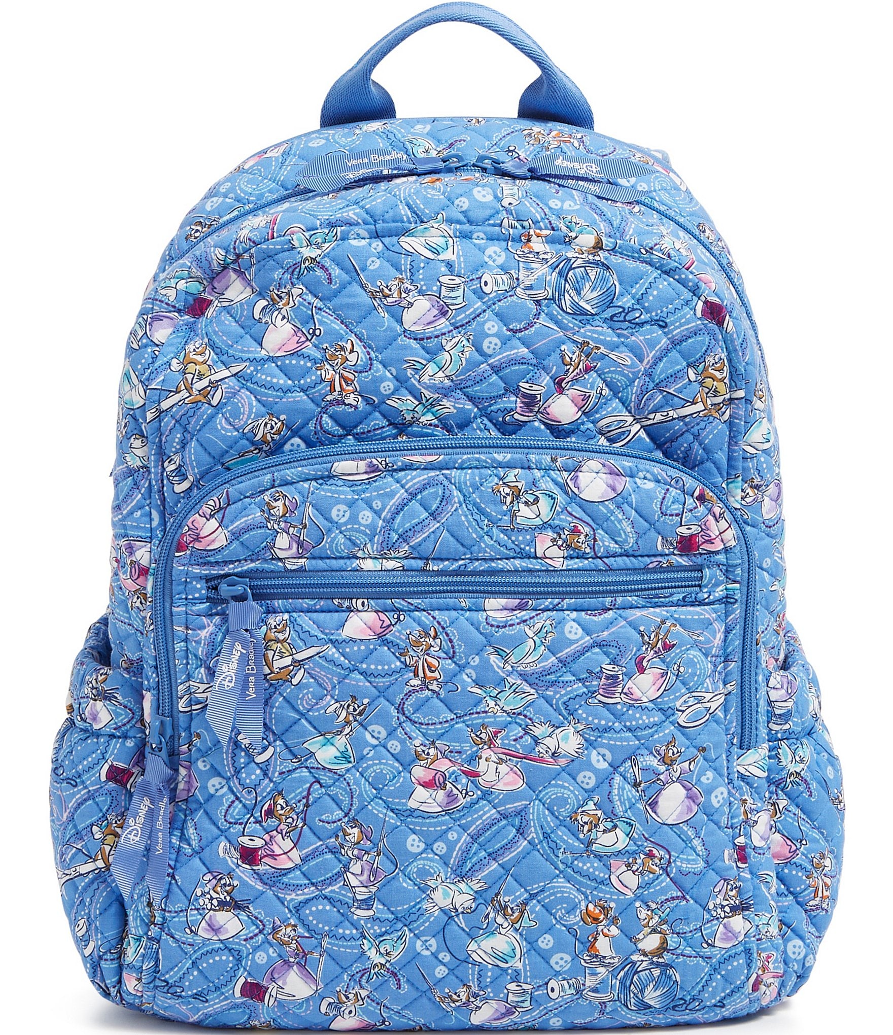 Vera Bradley Disney Collection Cinderella Paisley Friends Campus Backpack