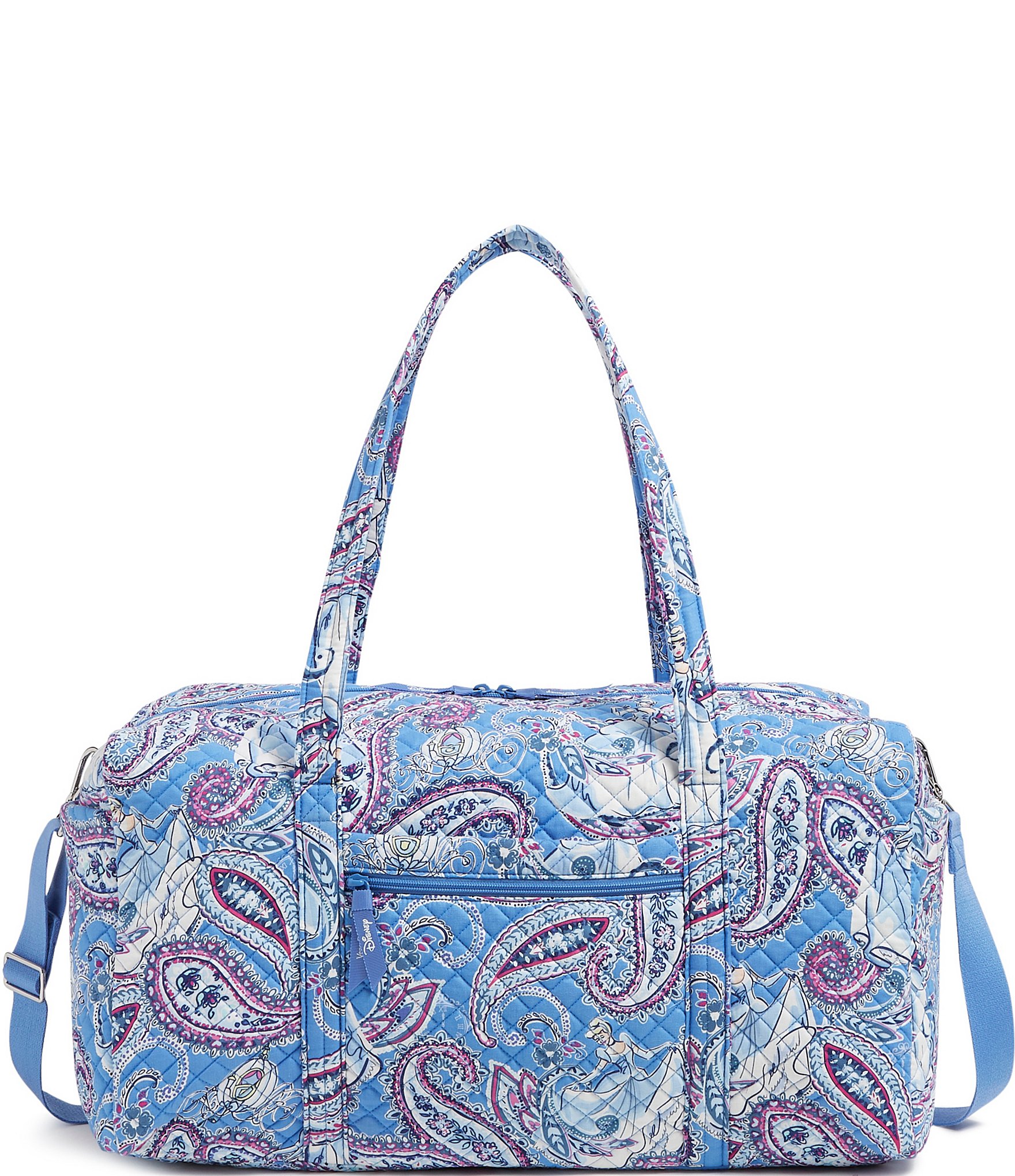 Vera Bradley Disney Collection Cinderella Paisley Large Travel Duffle Bag