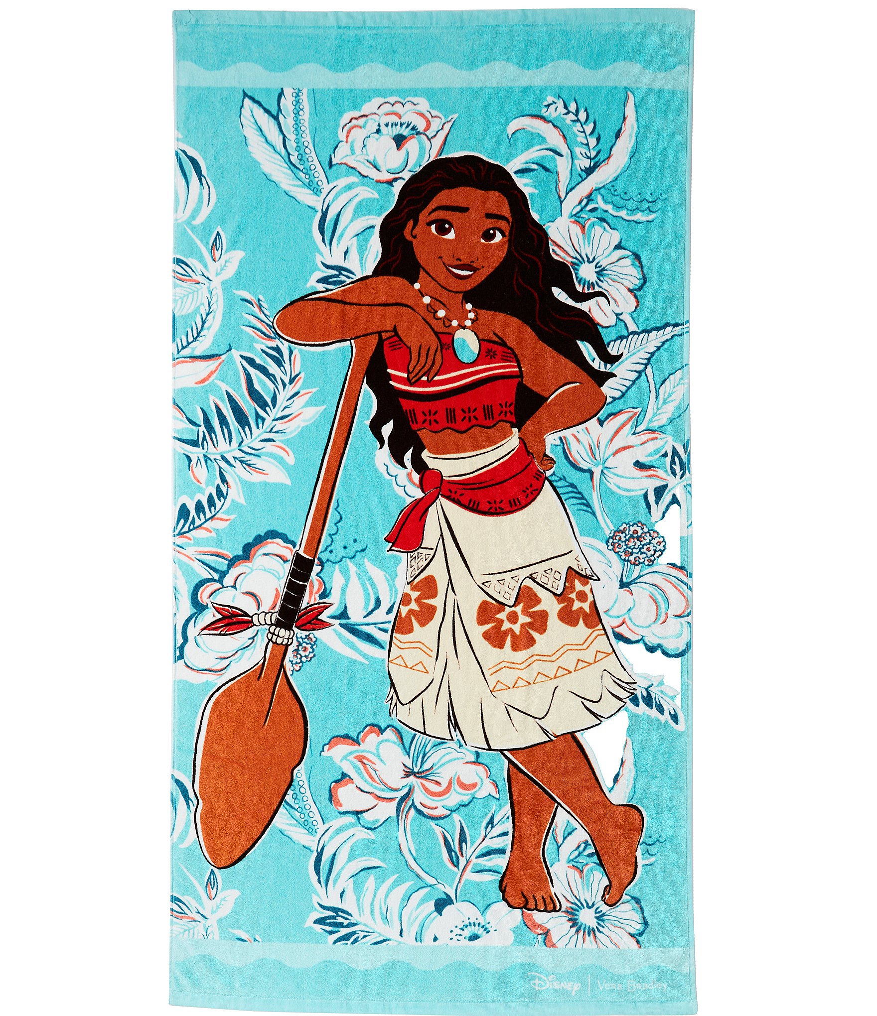 Vera Bradley Disney Collection Moana Tropical Beach Towel | Dillard's