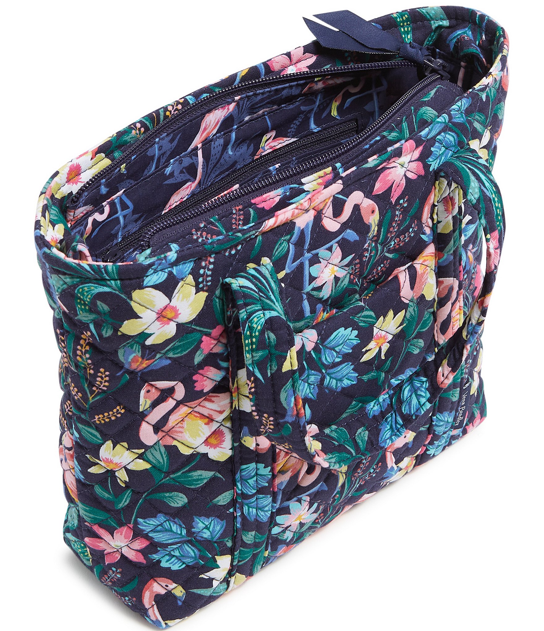 Vera Bradley Flamingo Garden Mini Tote Bag