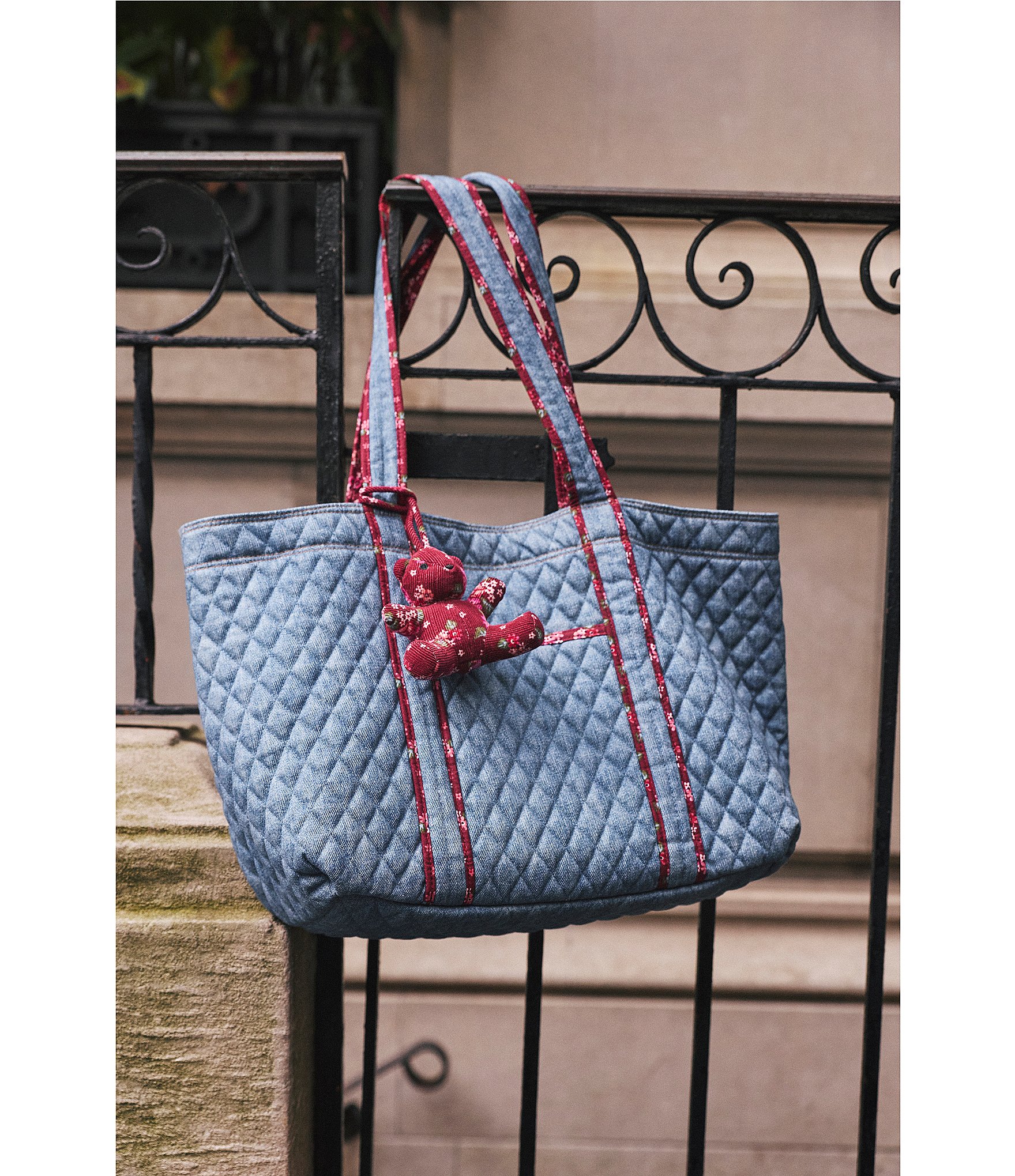 Vera Bradley Hathaway Denim Tote Bag