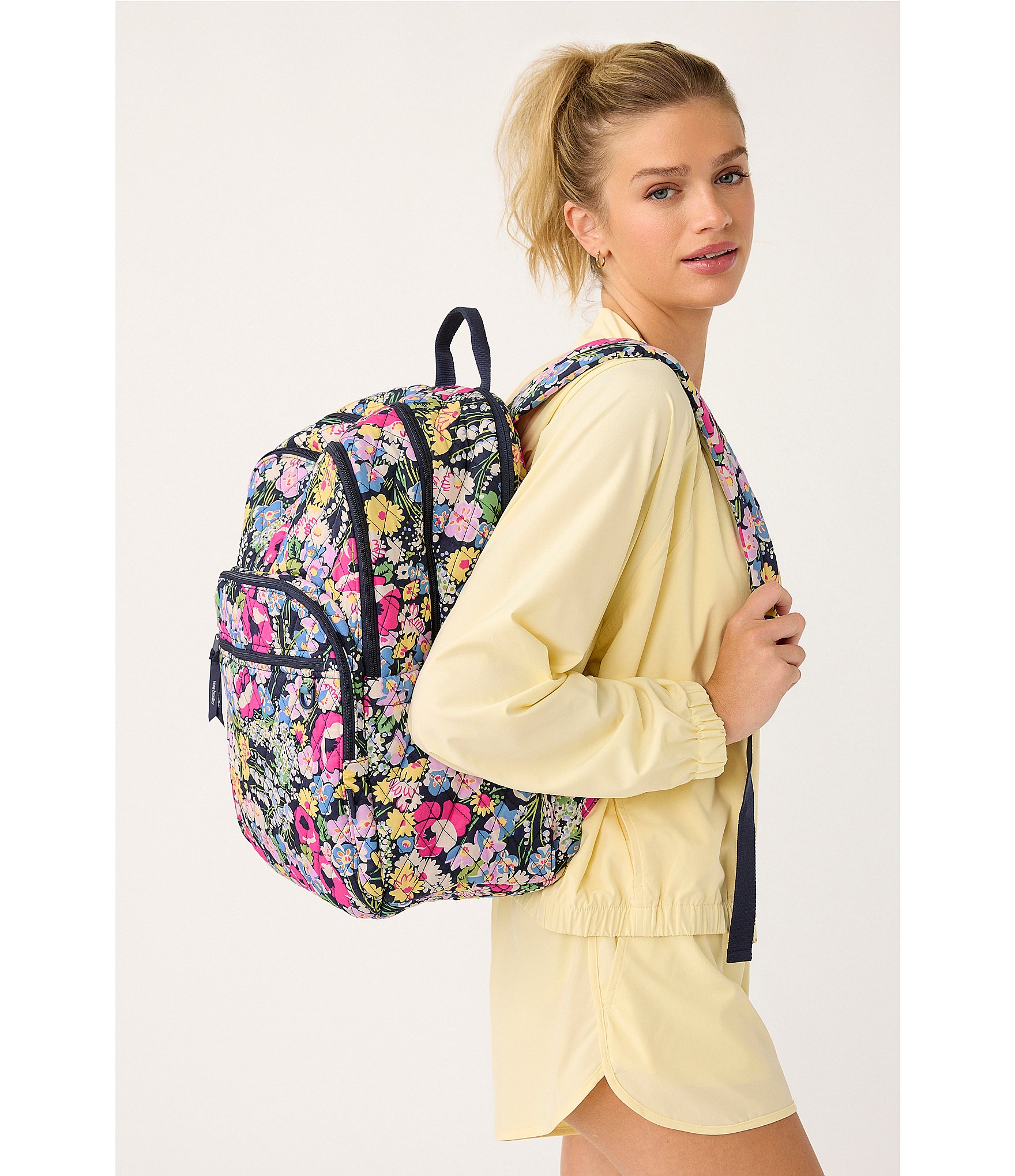 Vera Bradley Large Bancroft Floral Backpack