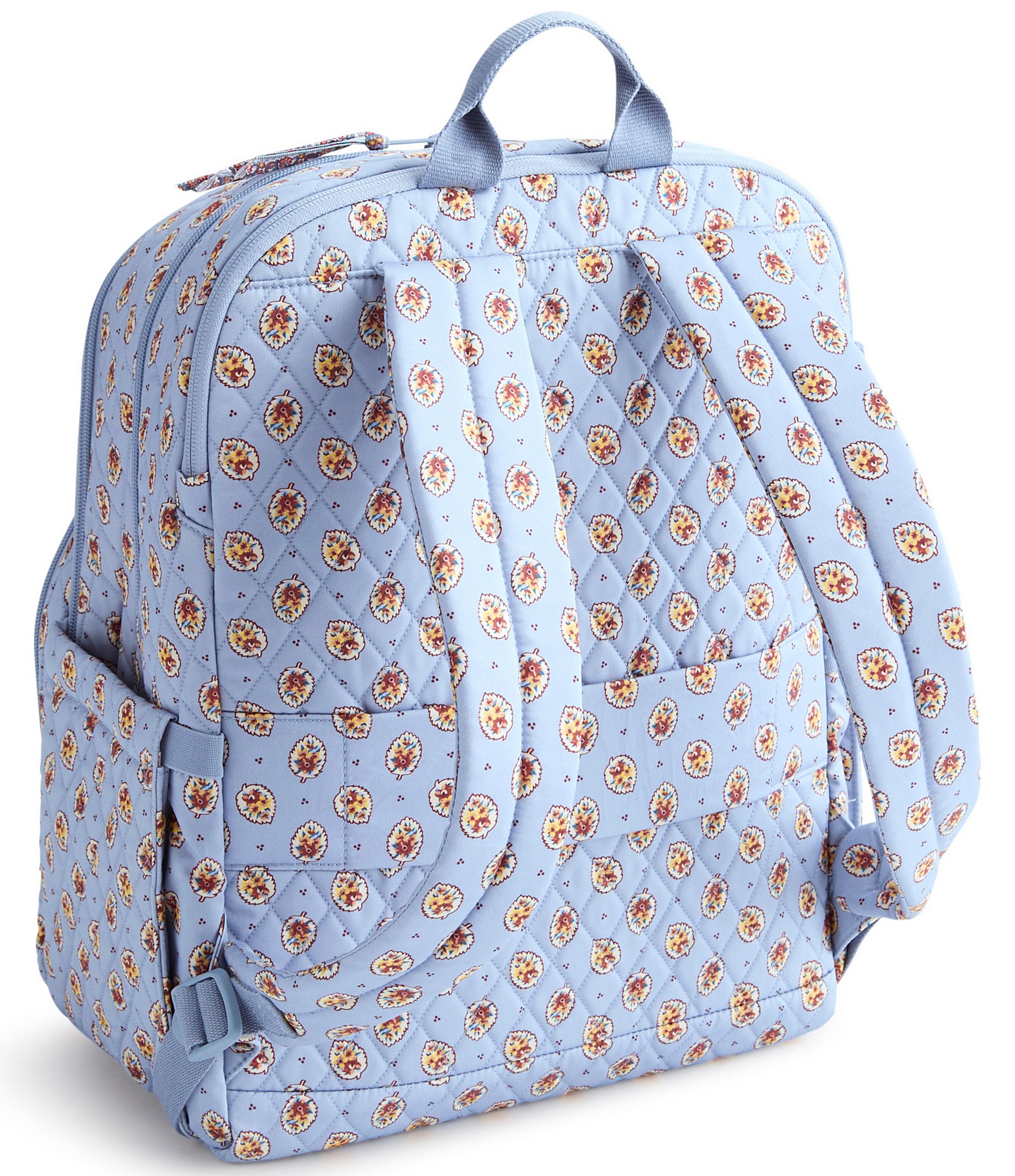 Vera Bradley Large Bancroft Leaf Print Backpack