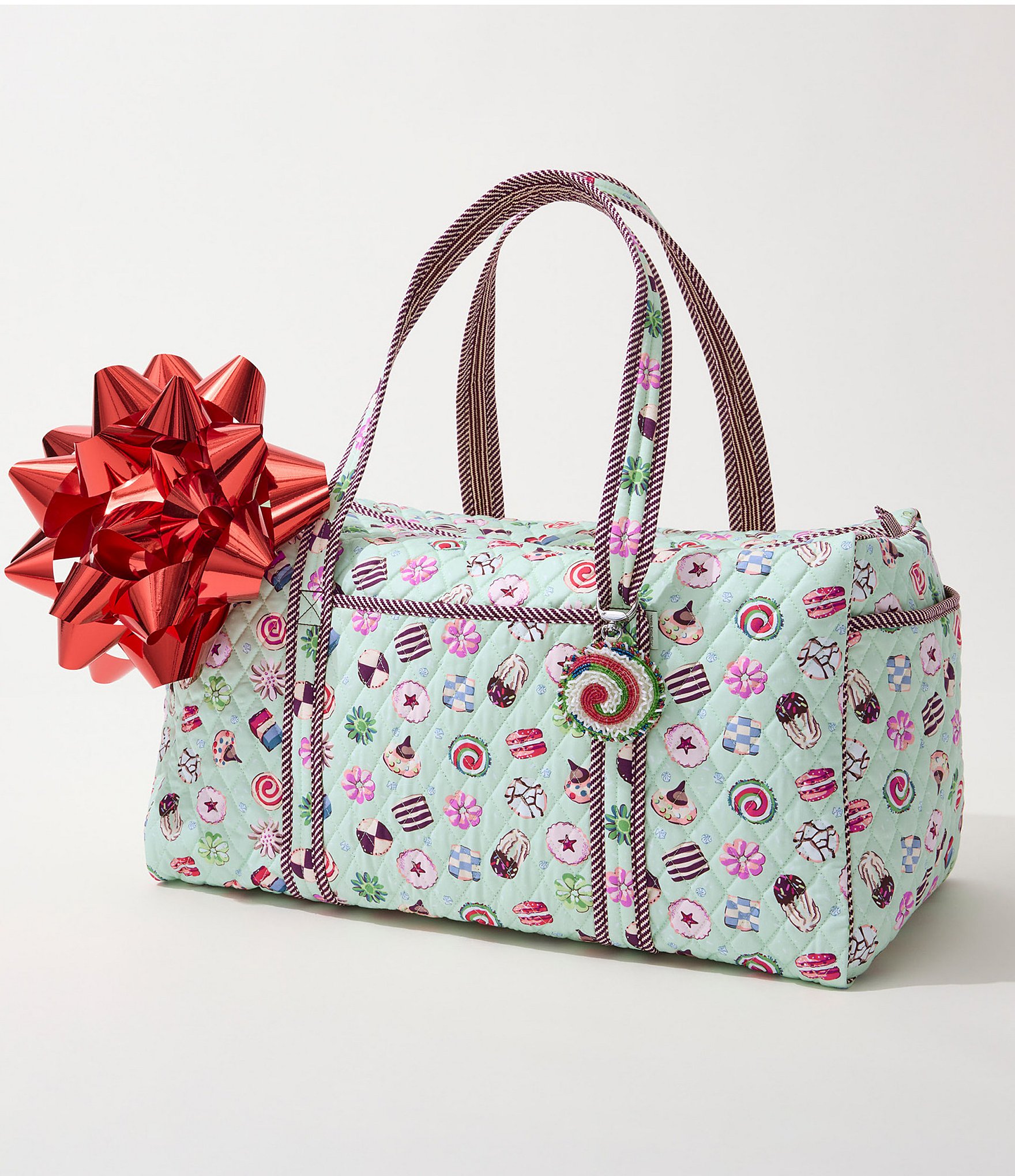 Vera Bradley Large Original Cookie Swap Duffel Bag
