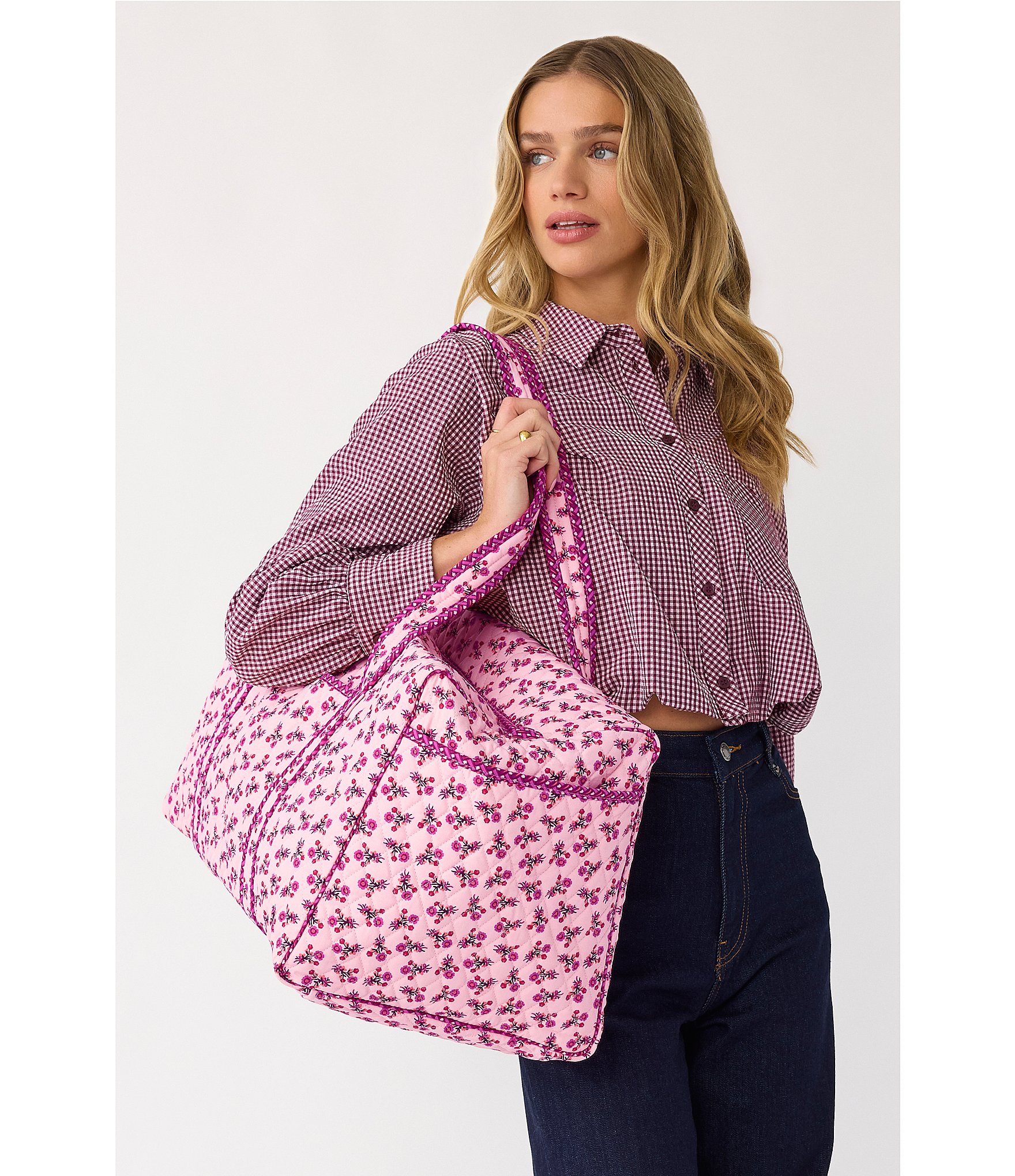 Vera Bradley Large Original Ditsy Floral Duffel Bag