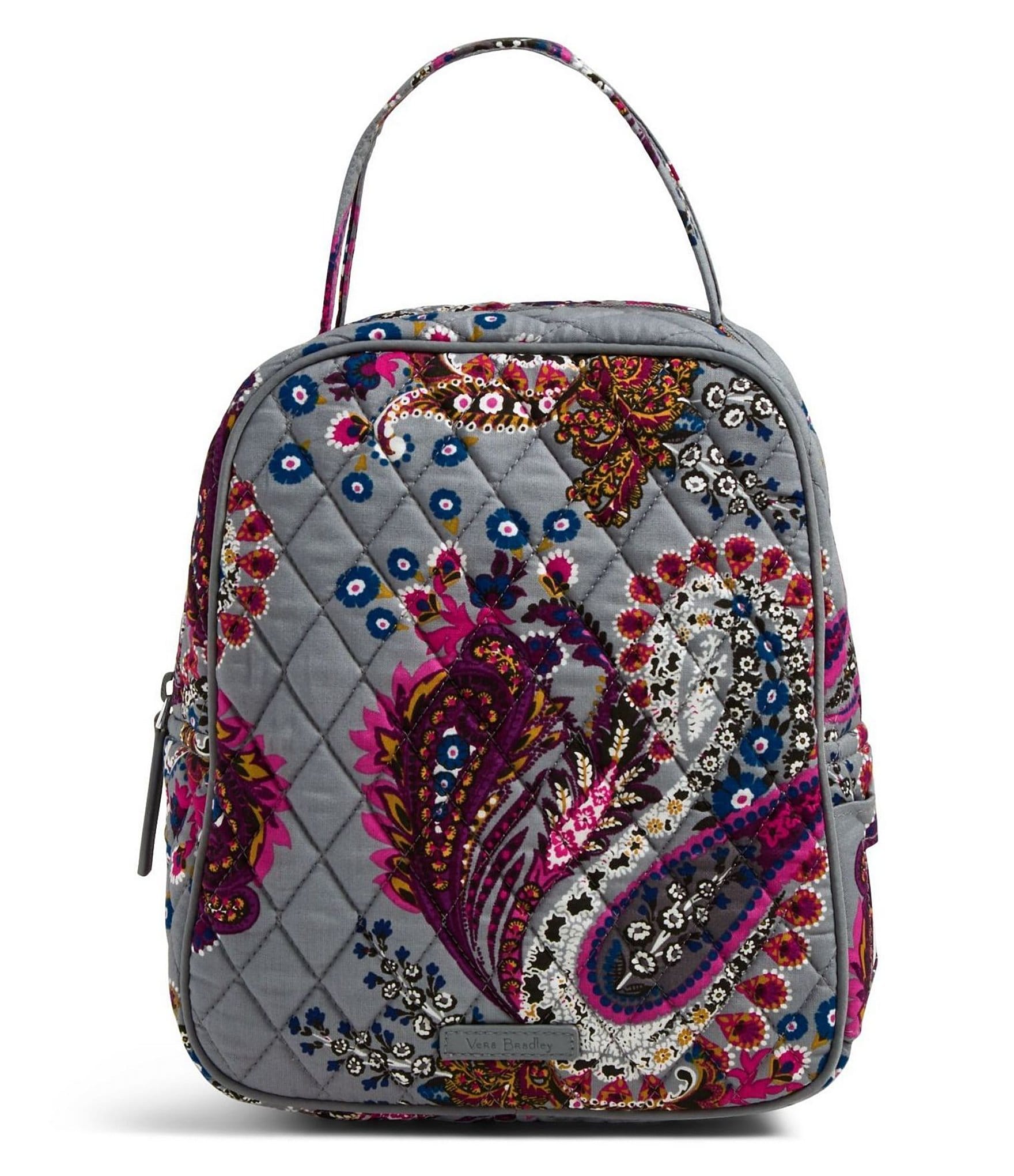Vera bradley shopping bag Vera Bradley. Every woman should own at least one head-turning bag. Vera Bradley, known for their feminine prints, will standout and satisfy your craving for color with their selection of luggage, handbags, wallets and more.