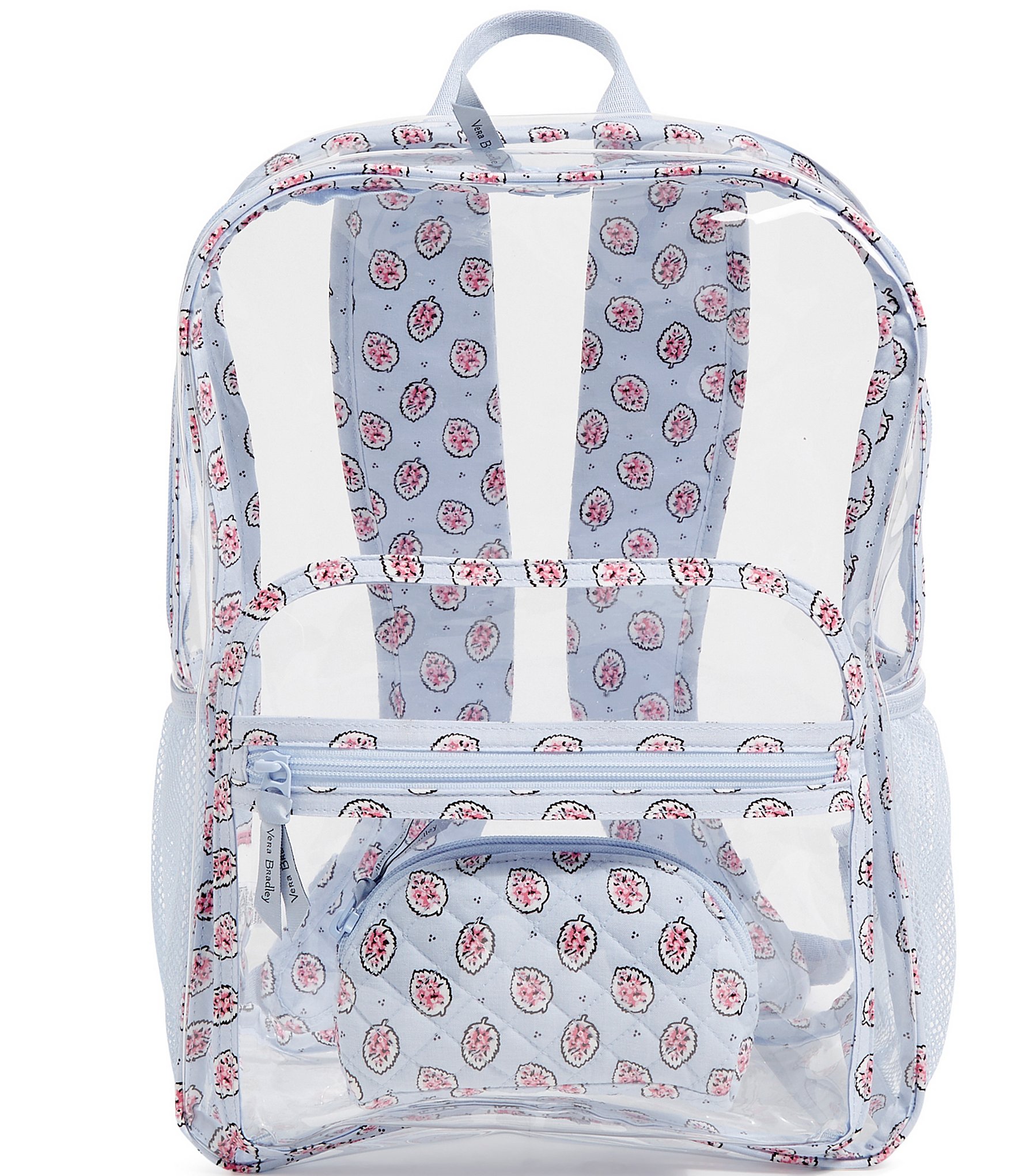 Vera Bradley Magnifique Leaf Clear Large Backpack